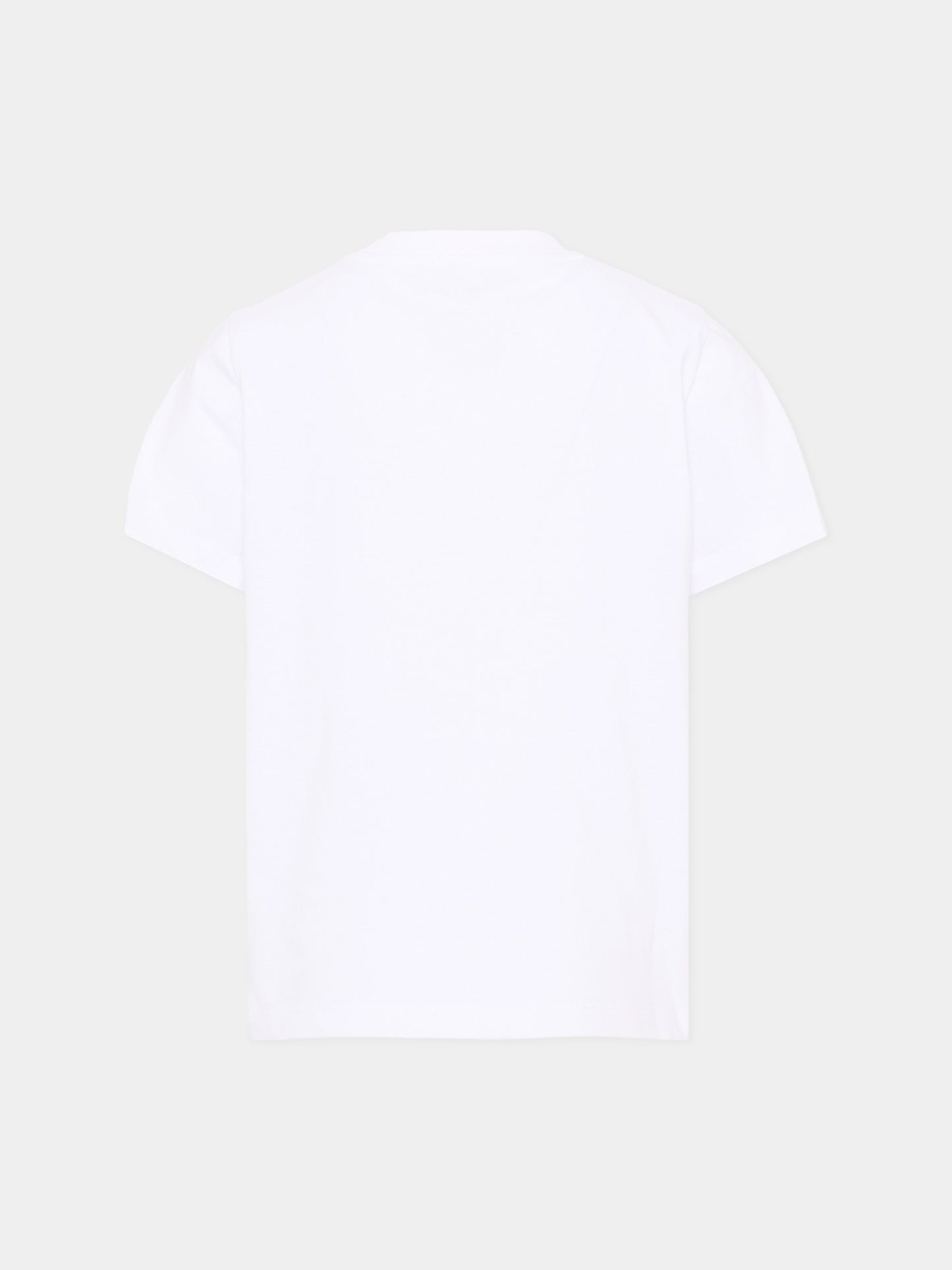 T-shirt bianca per bambina con stampa,Stella Mccartney Kids,TZ8C61 Z3772 100