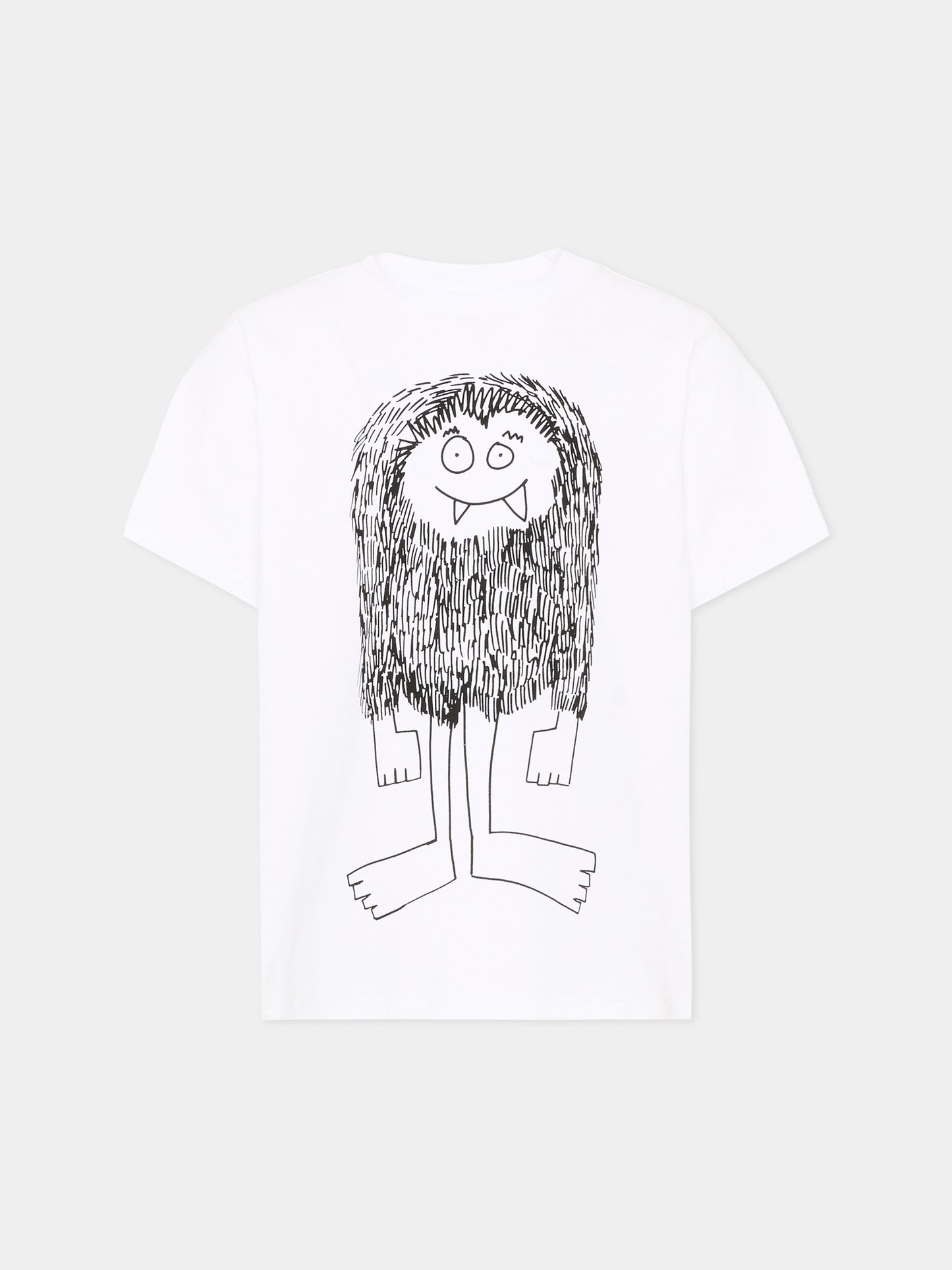T-shirt bianca per bambino con stampa,Stella Mccartney Kids,TZ8Q81 Z3772 100
