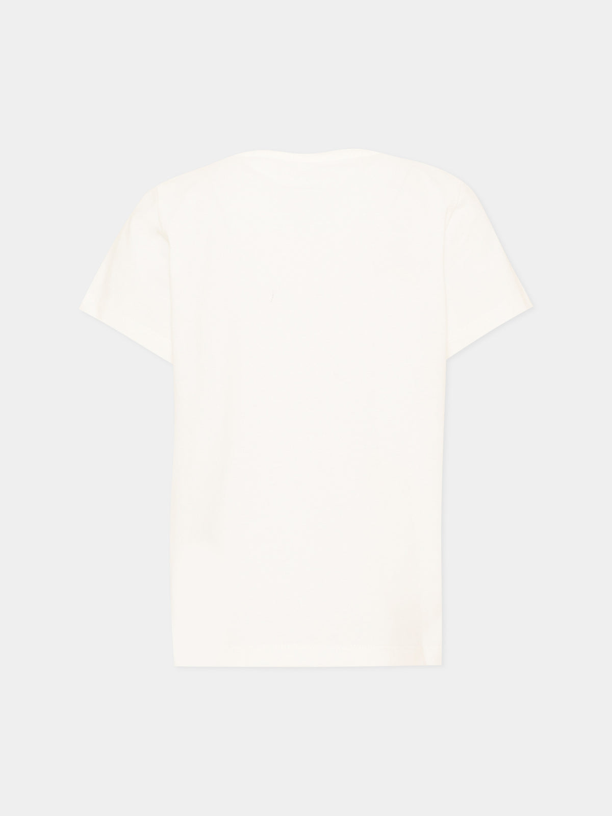 T-shirt avorio per bambini con stampa,Stella Mccartney Kids,TZ8Q91 Z3772 101