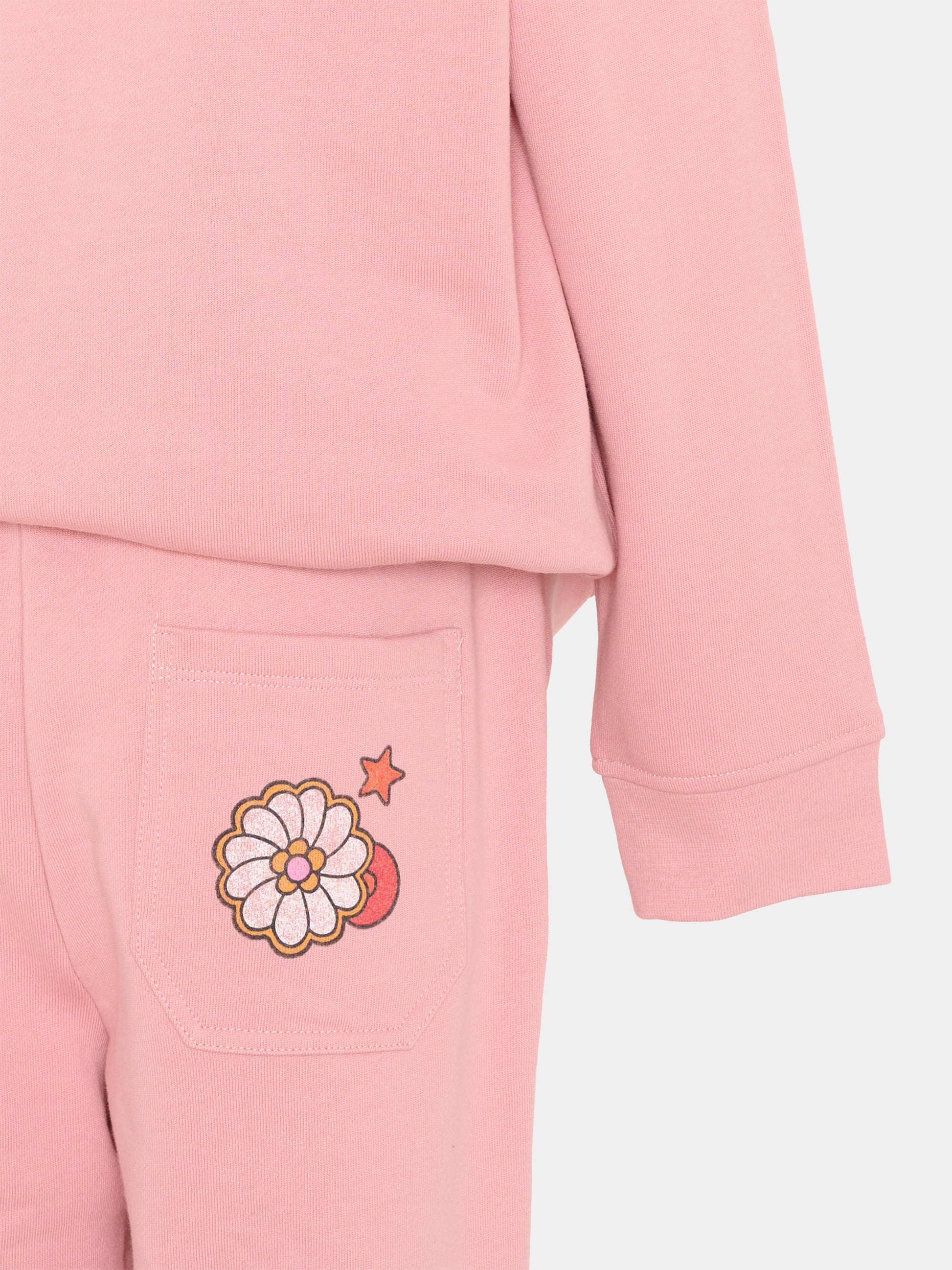 Completo sportivo rosa per bambina con logo,Stella Mccartney Kids,TZ3A10 Z3059 507