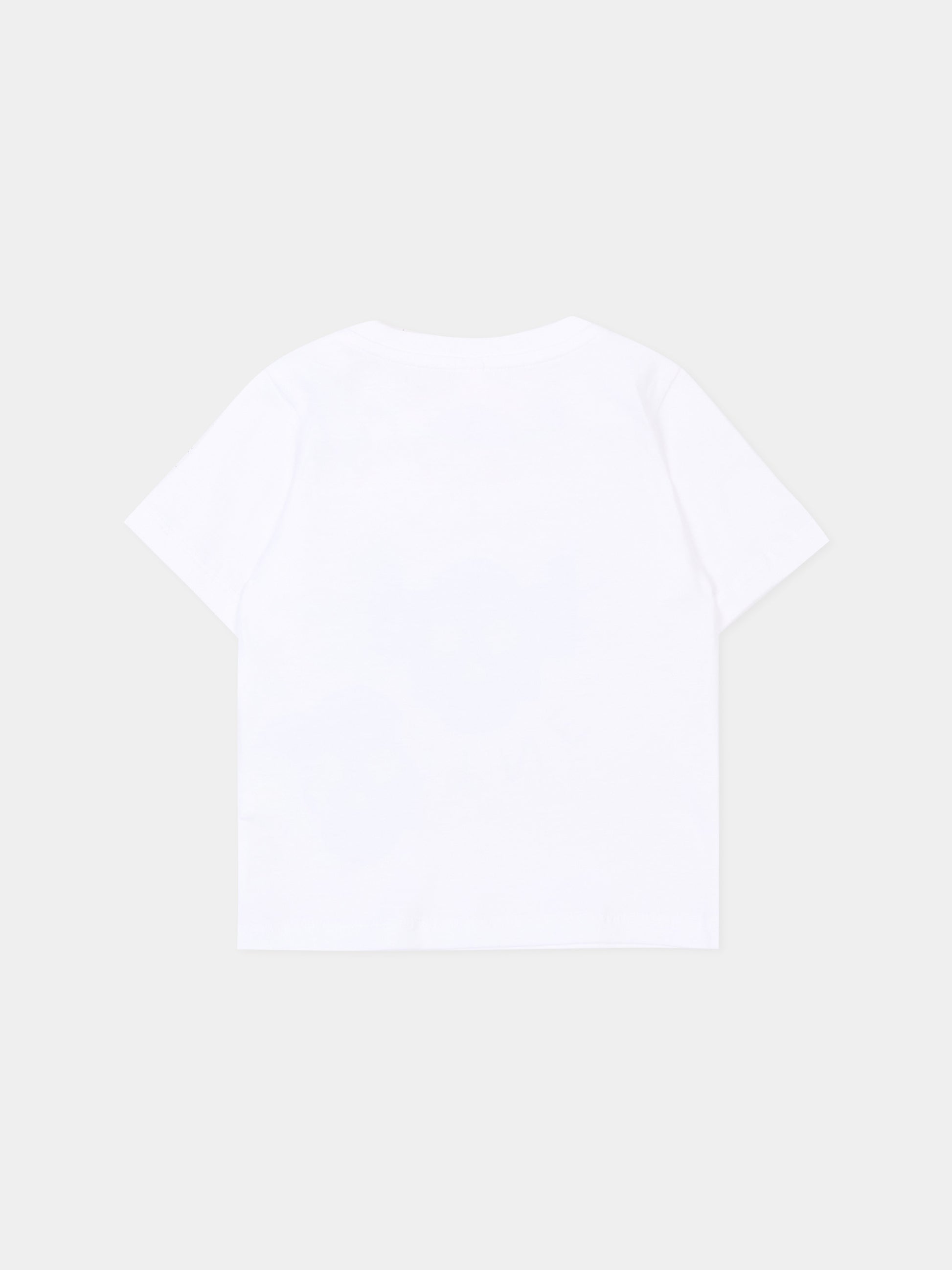 T-shirt bianca per neonato con logo,Stella Mccartney Kids,TZ8301 Z3931 100