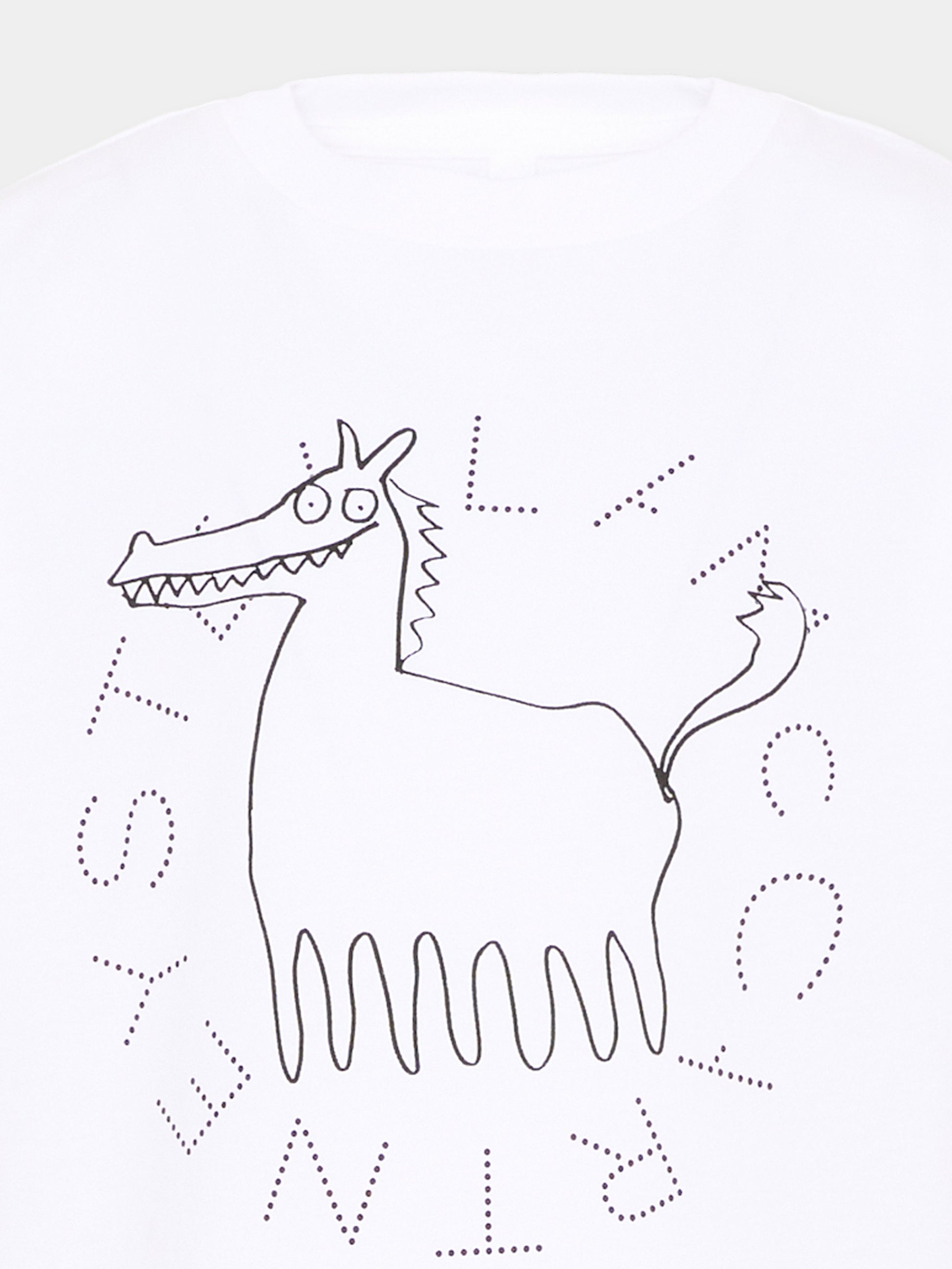 T-shirt bianca per bambino con logo,Stella Mccartney Kids,TZ8P41 Z3931 100