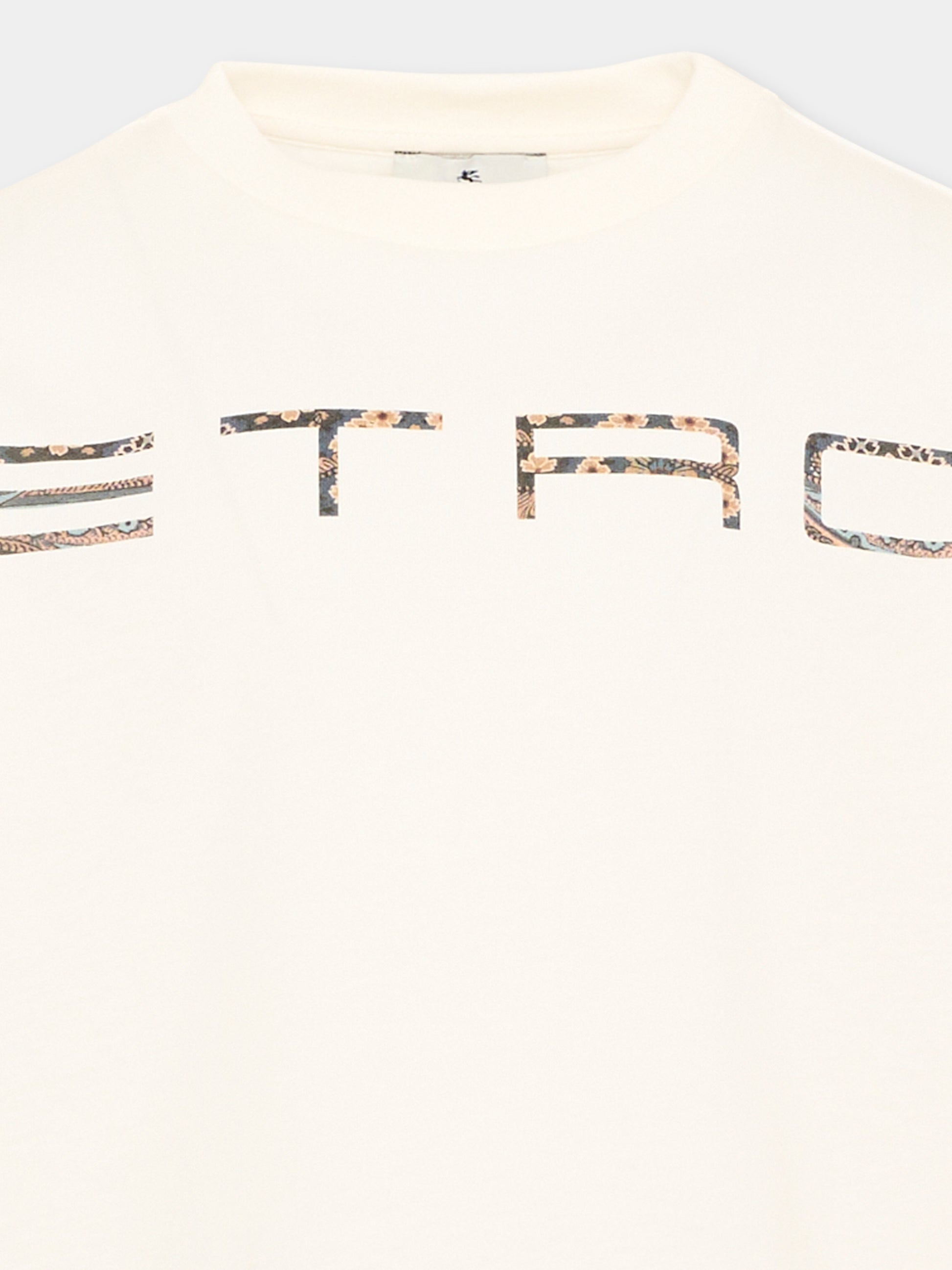 T-Shirt avorio Etro per bambino paisley,Etro,GZ8H50 Z3672 102