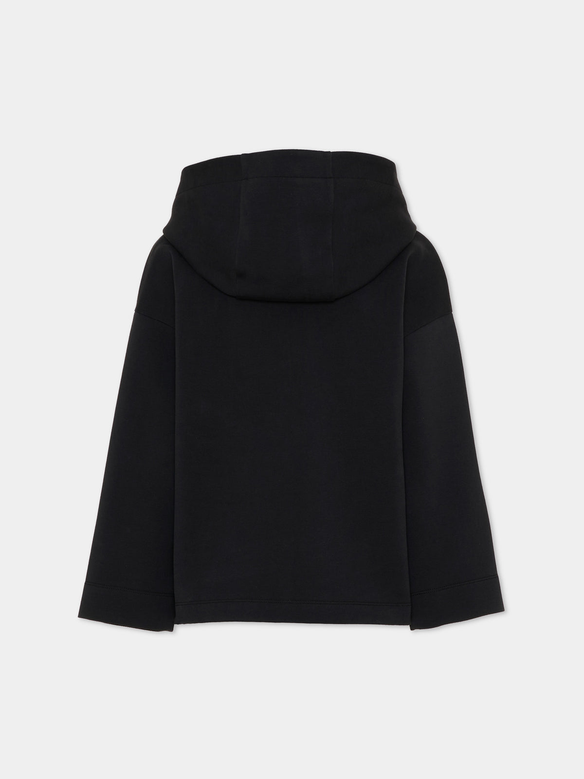 Felpa nera per bambini con logo,Balmain Kids,BZ4I70 Z3728 930BC