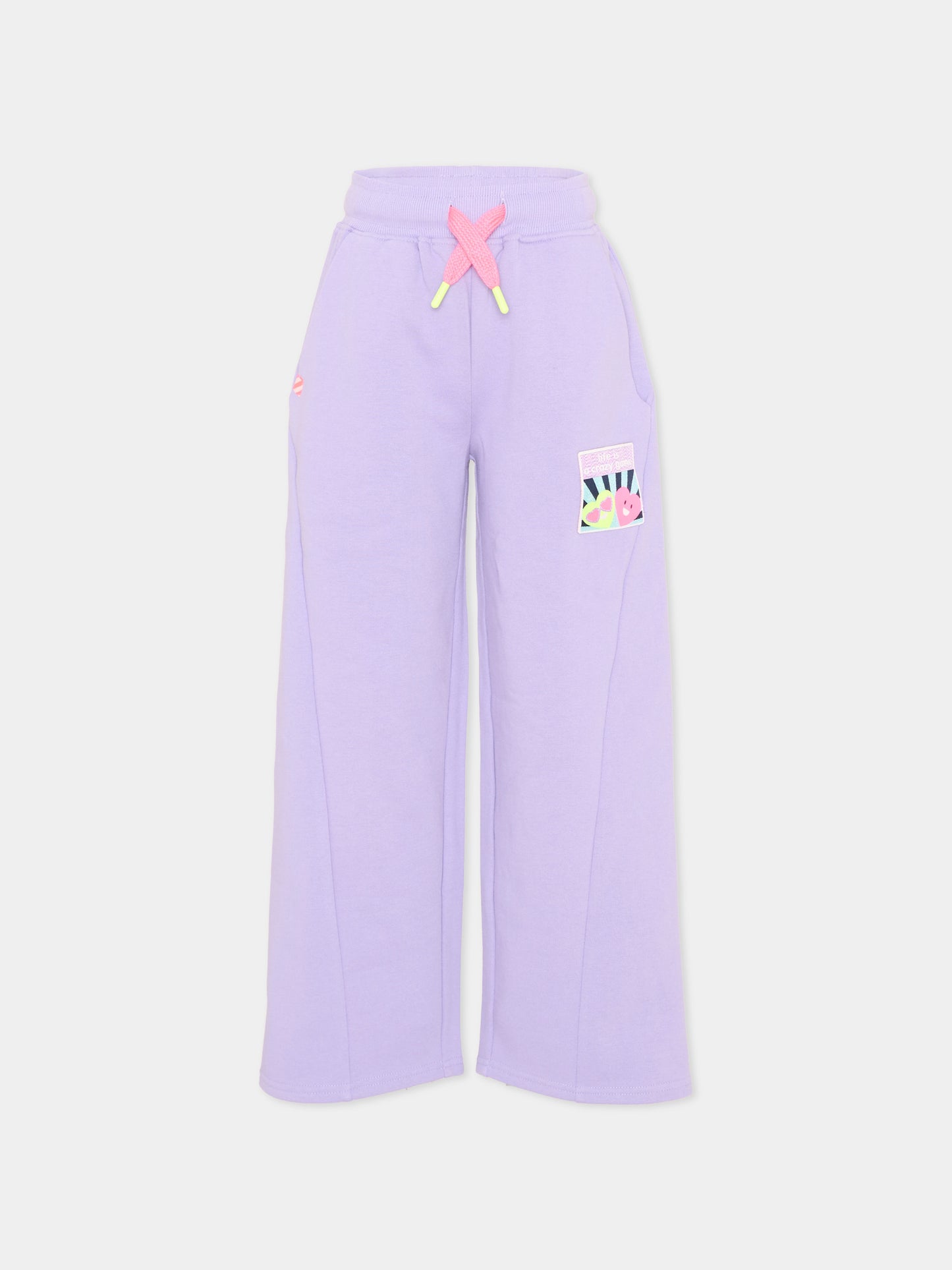 Pantalone lilla per bambina,Billieblush,U22424 90E