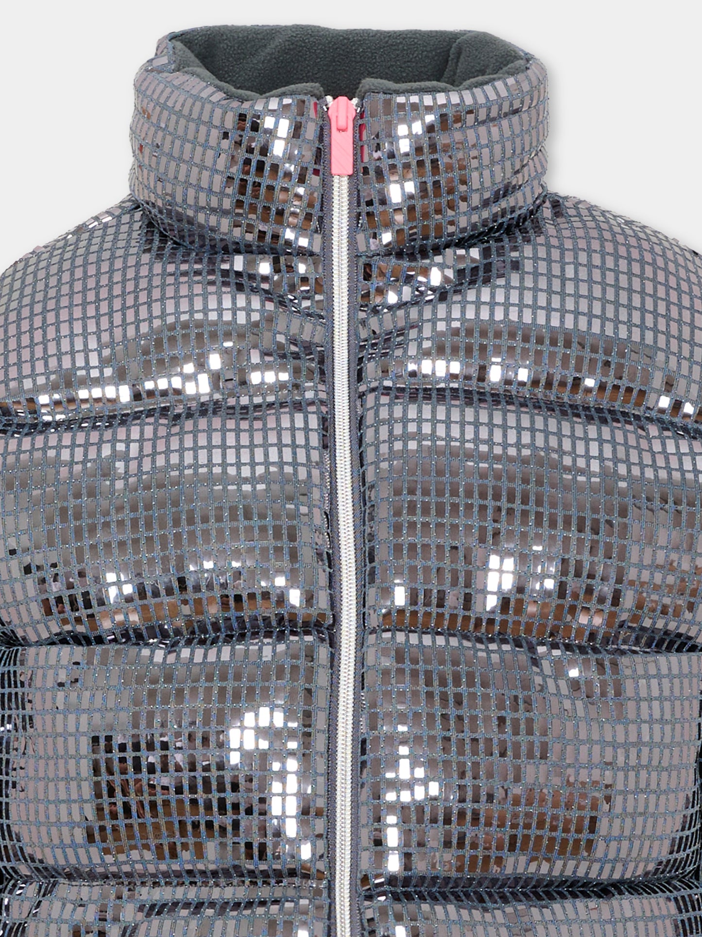 Piumini grigio per bambina,Billieblush,U22447 083