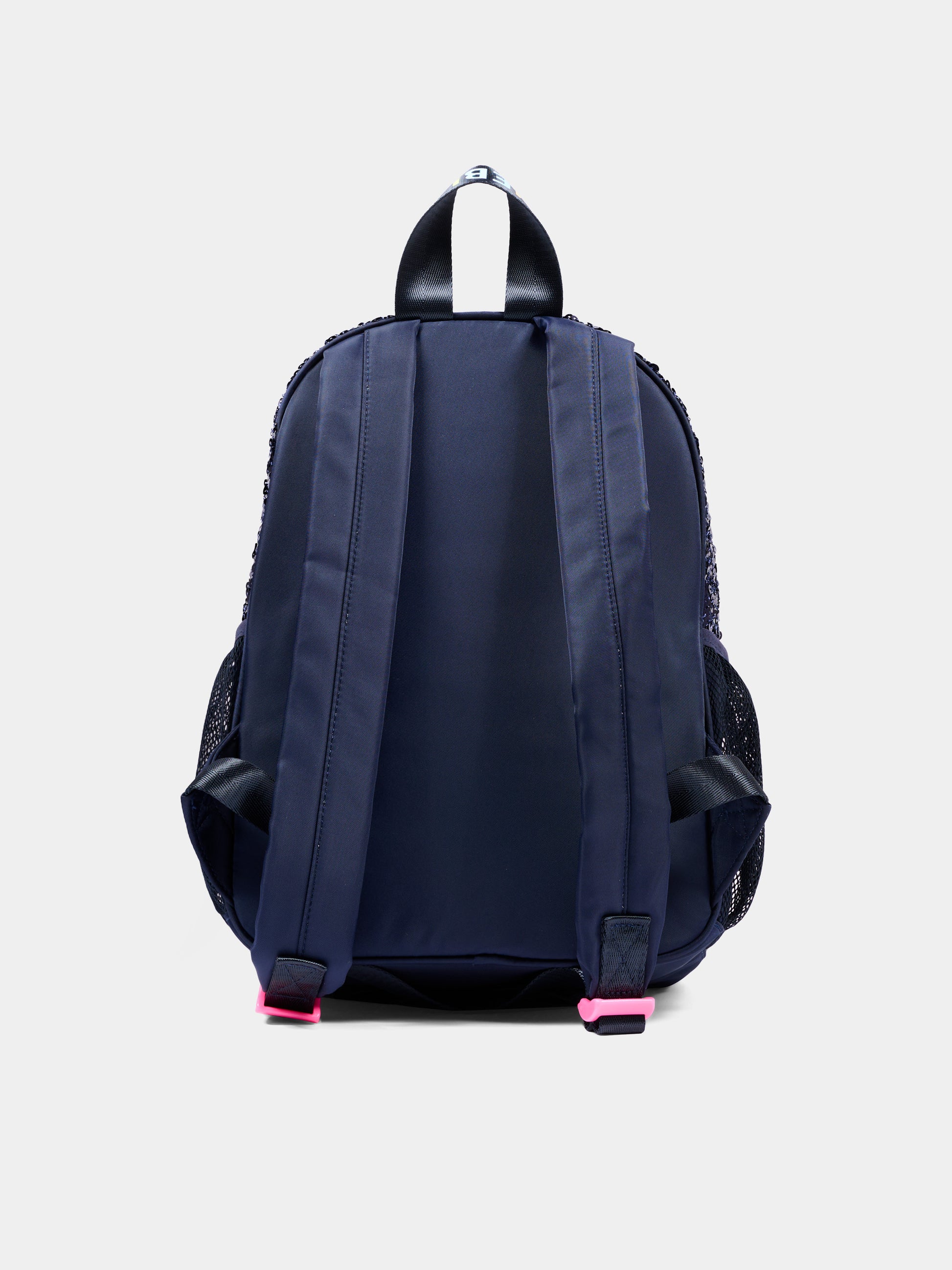 Zaino blu per bambina con paillettes,Billieblush,U22537 85T