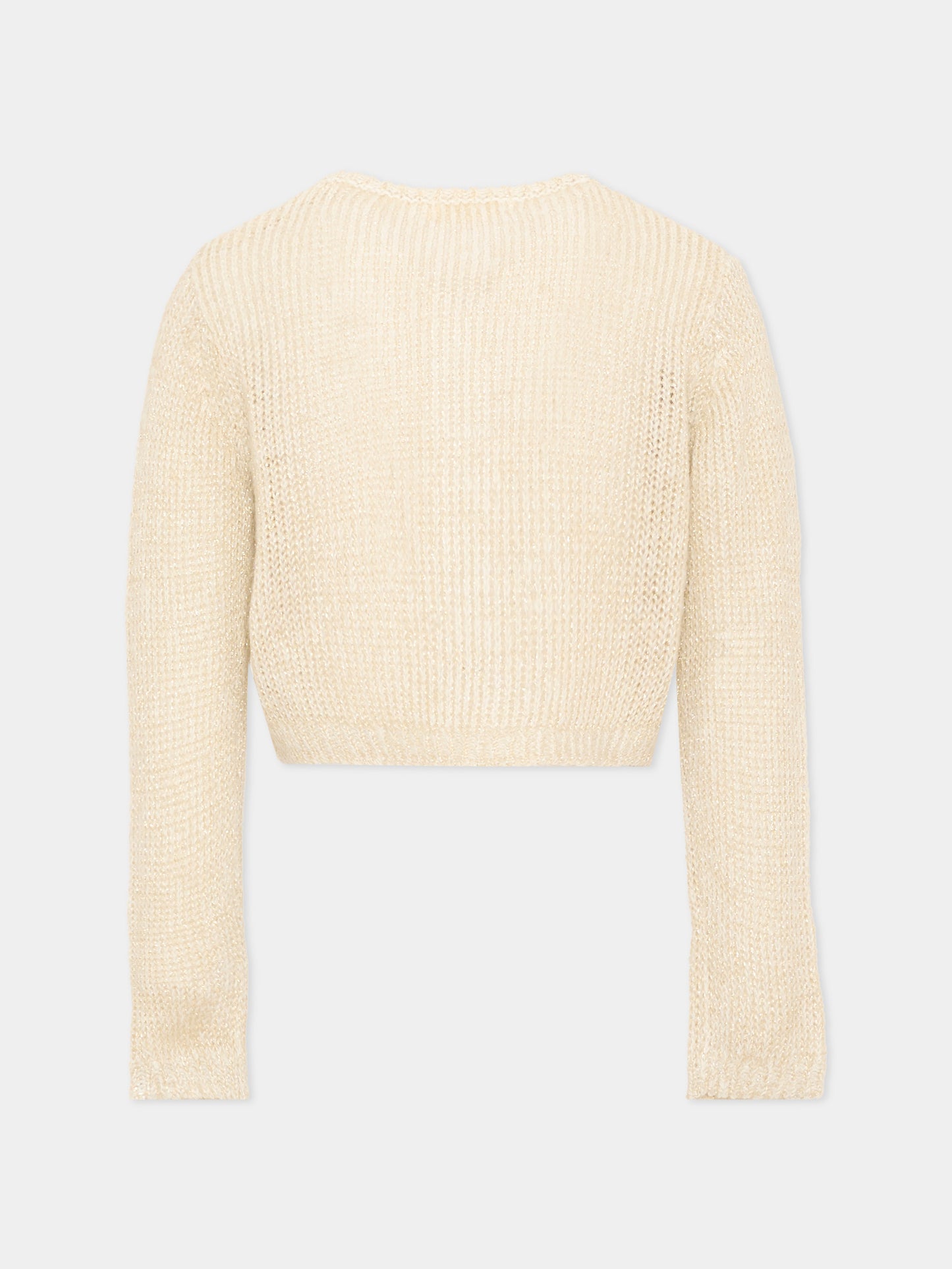 Cardigan avorio per bambina,Billieblush,U22576 Z99