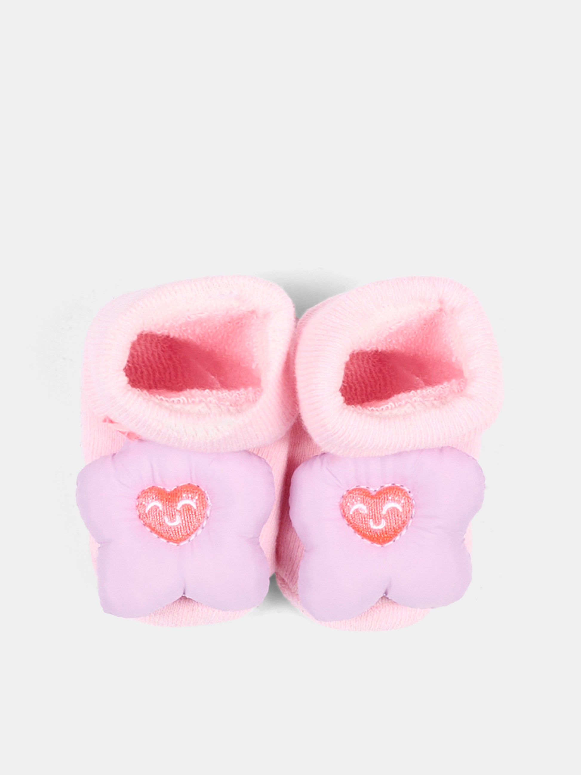 Babbucce rosa per neonata con fiore,Billieblush,U22594 475
