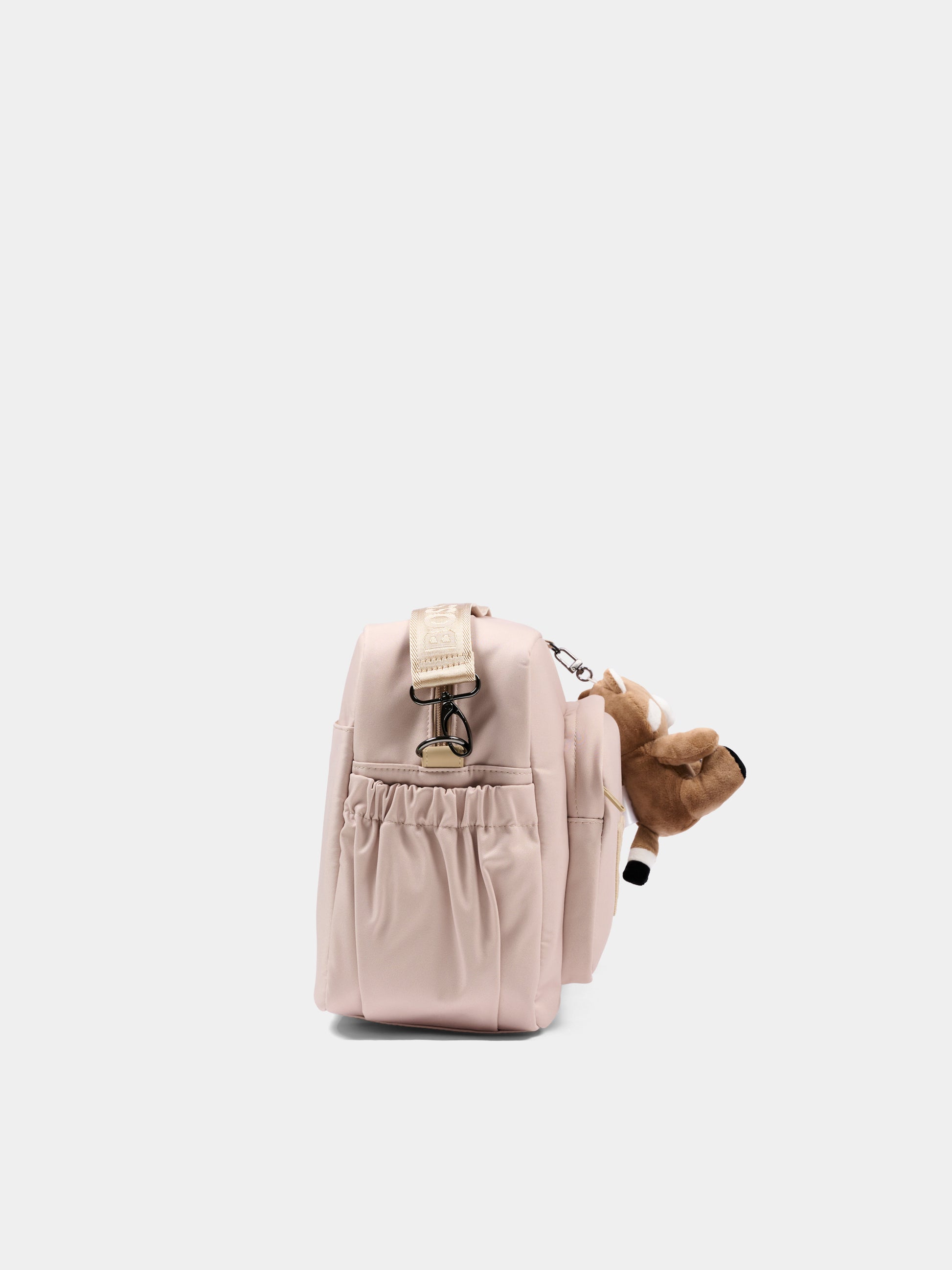 Borsa mamma beige per neonati con logo,Boss,J53178 249