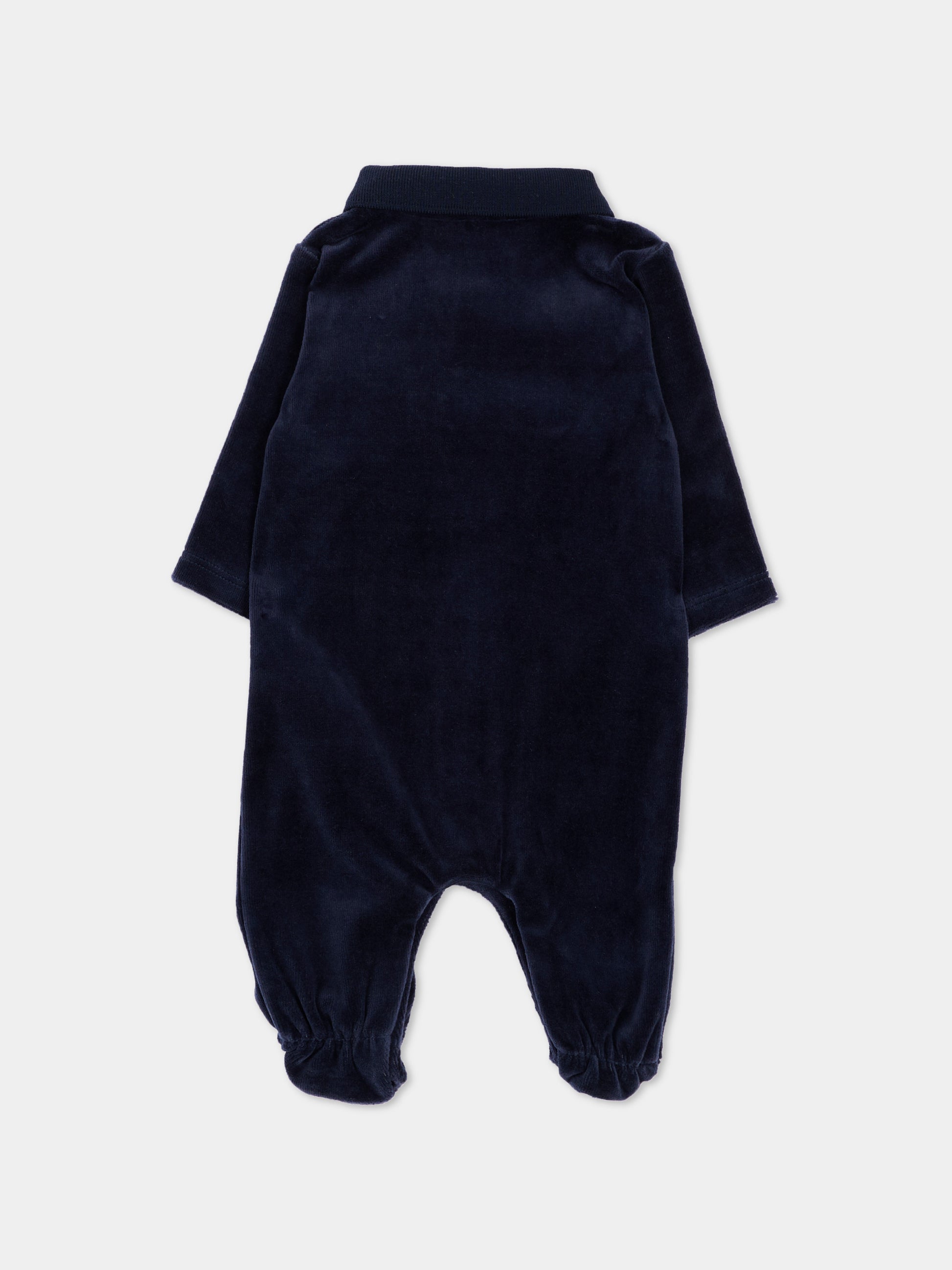 Tutina blu per neonato con logo,Boss,J53288 849