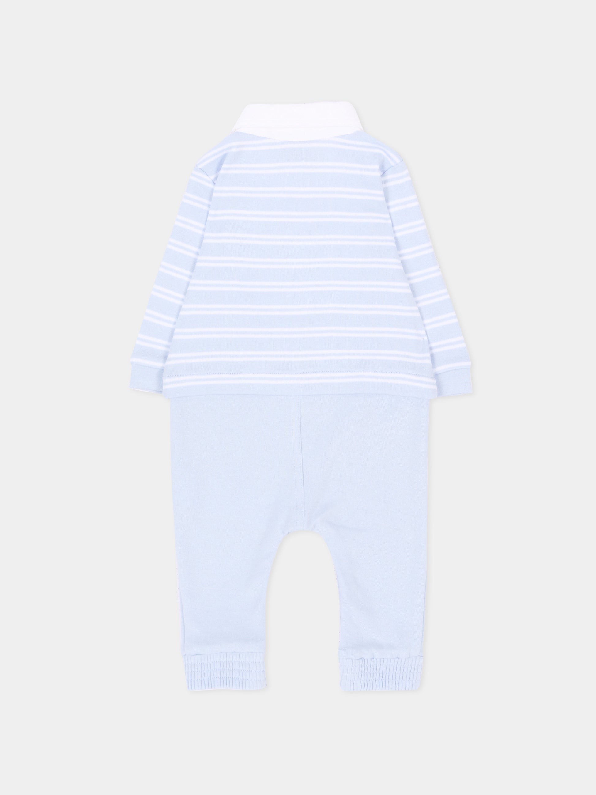 Tutina celeste per neonato a righe,Boss,J53299 771