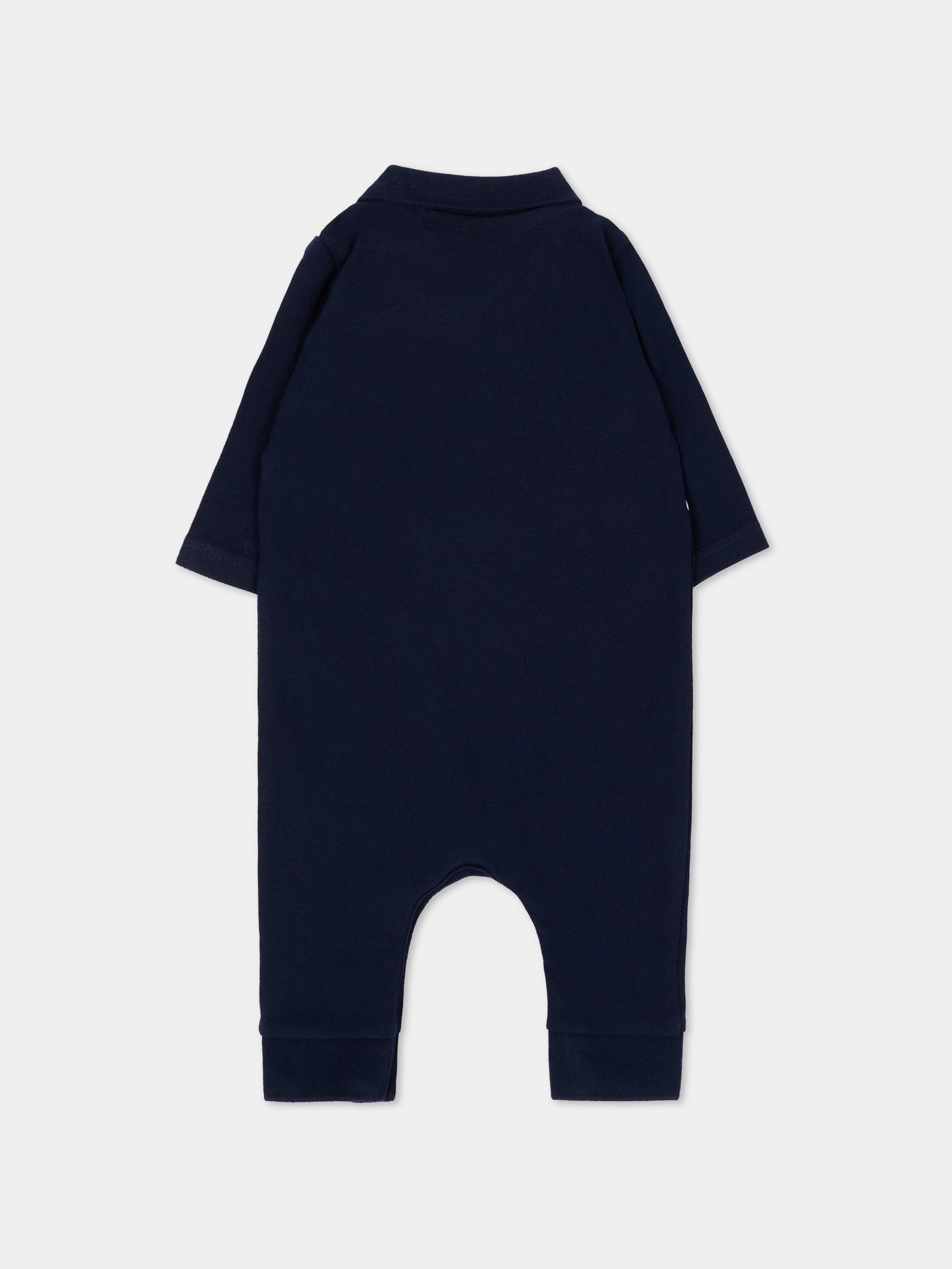 Tutina blu per neonato con logo,Boss,J53300 849