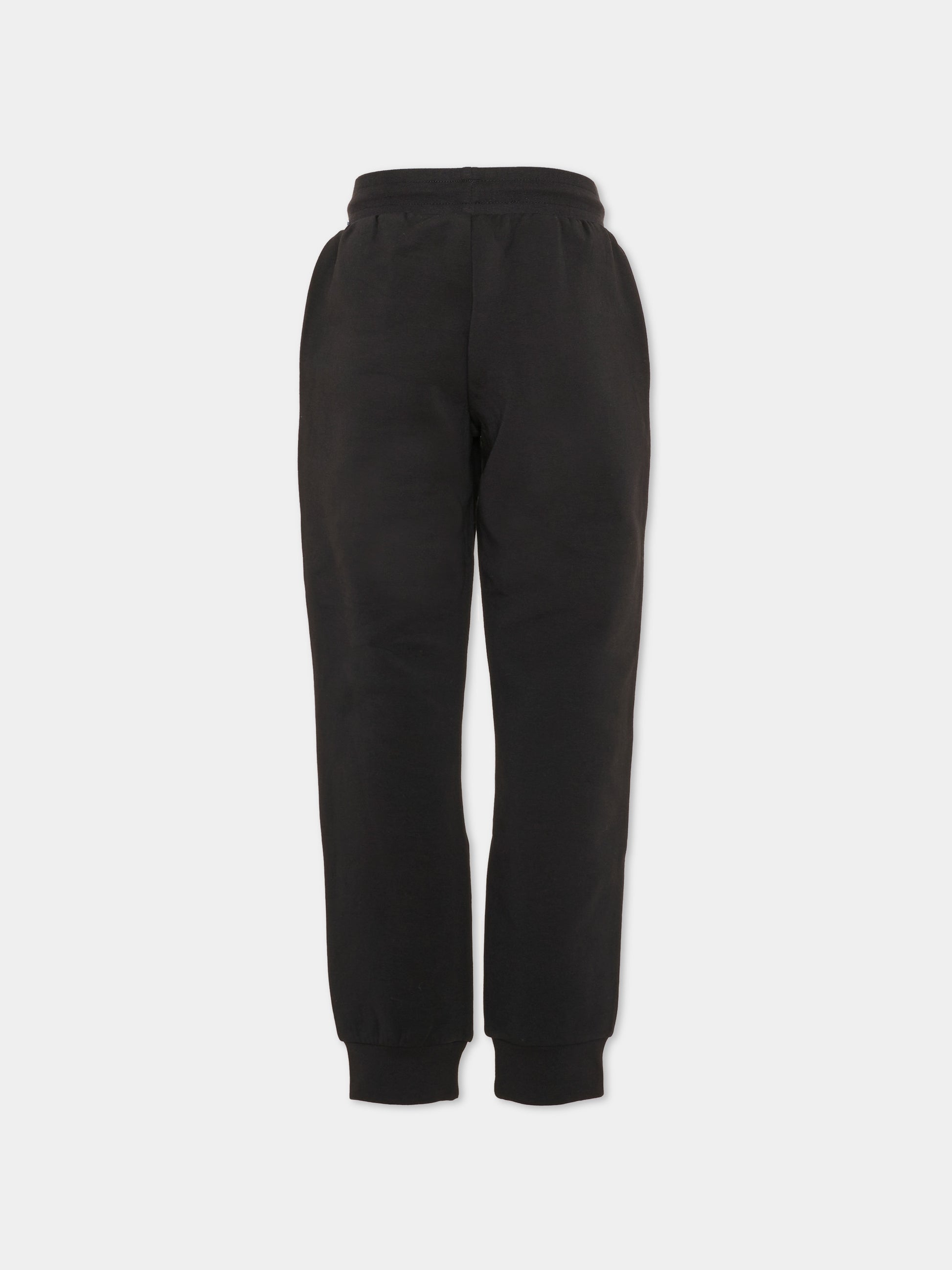 Pantalone nero per bambino con logo,Boss,J53345 09B