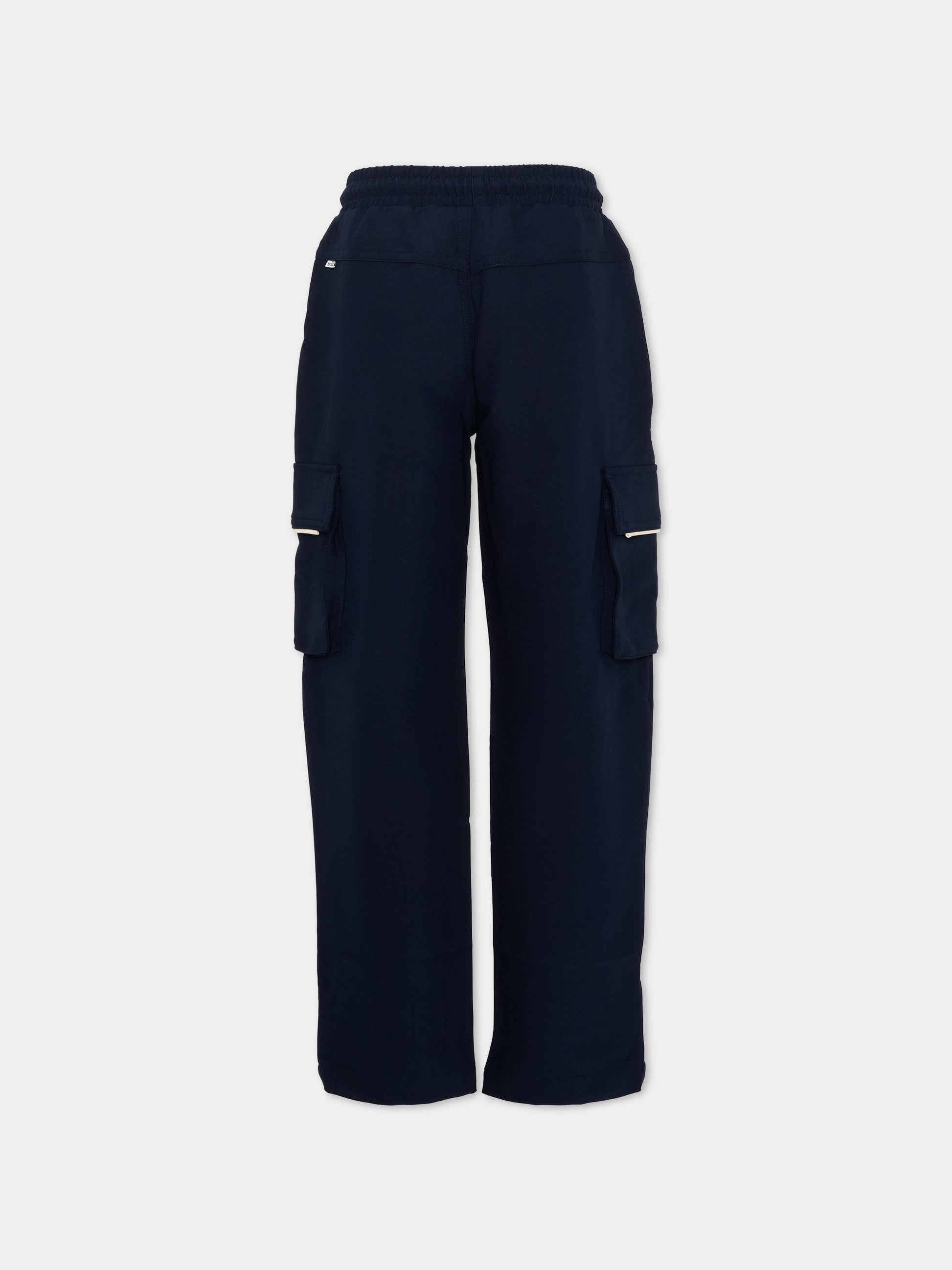 Pantalone blu per bambino con logo,Boss,J53347 849
