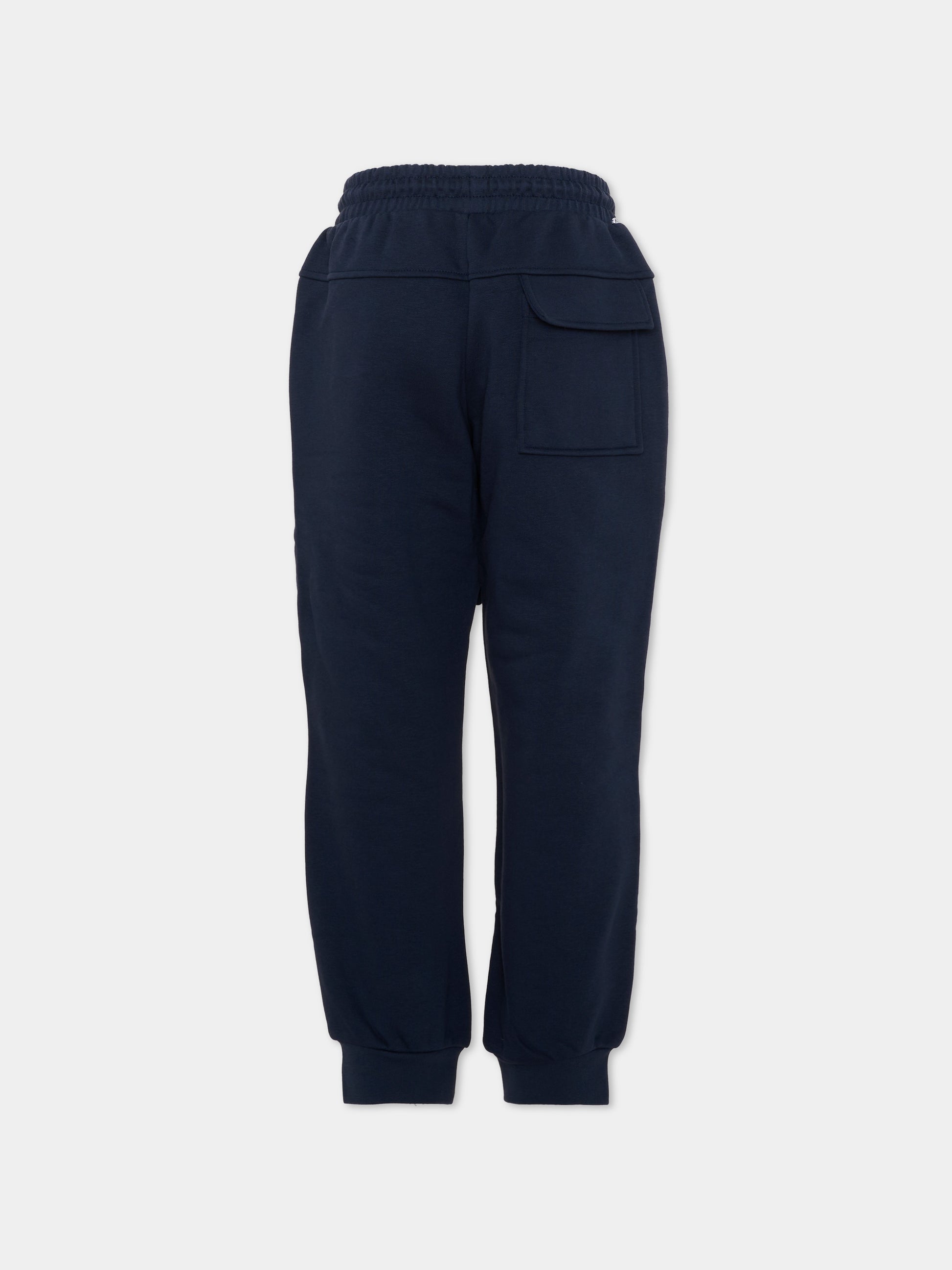Pantalone blu per bambino con logo,Boss,J53352 849