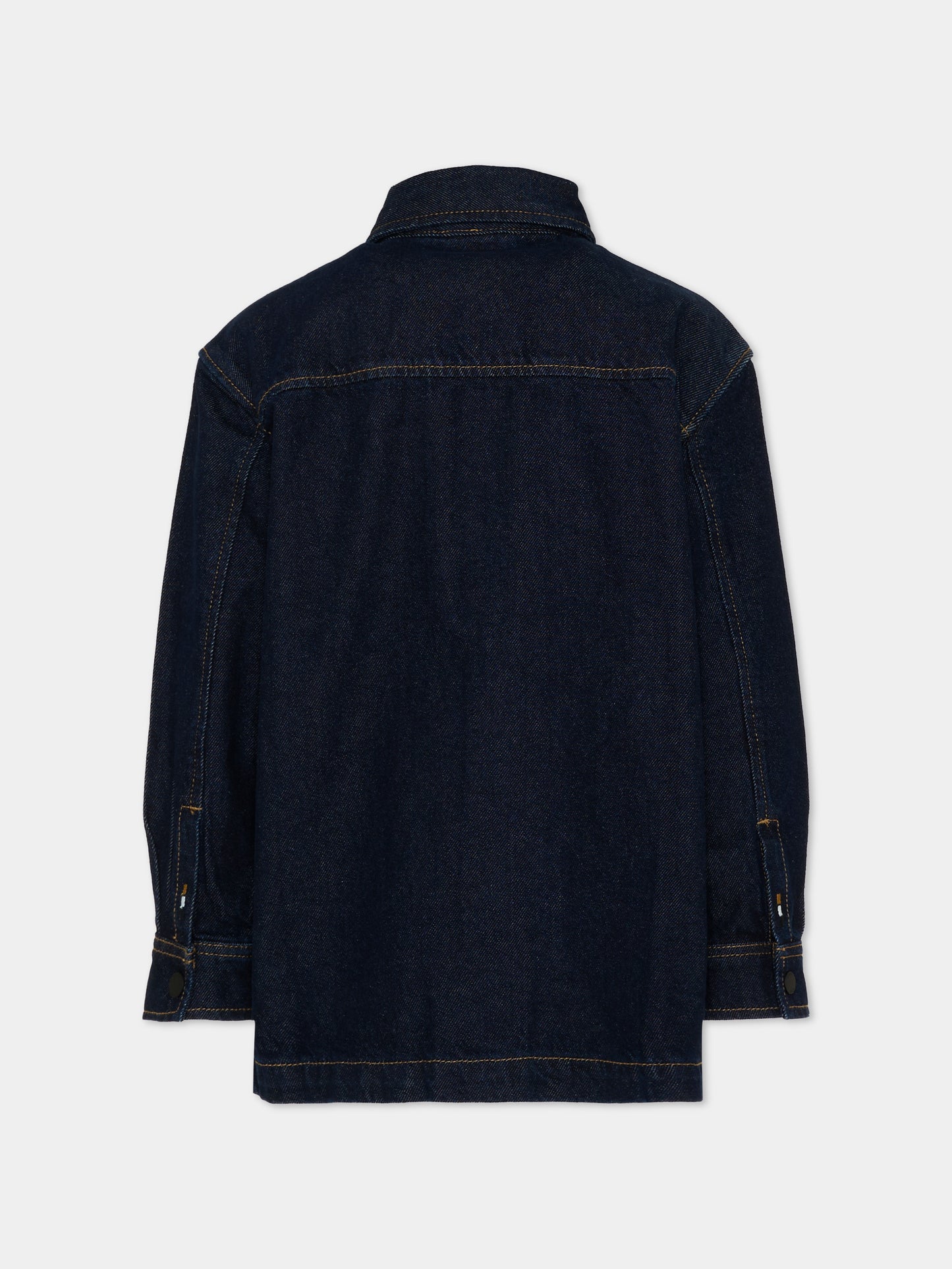 Camicia in denim per bambino con logo,Boss,J53362 Z35