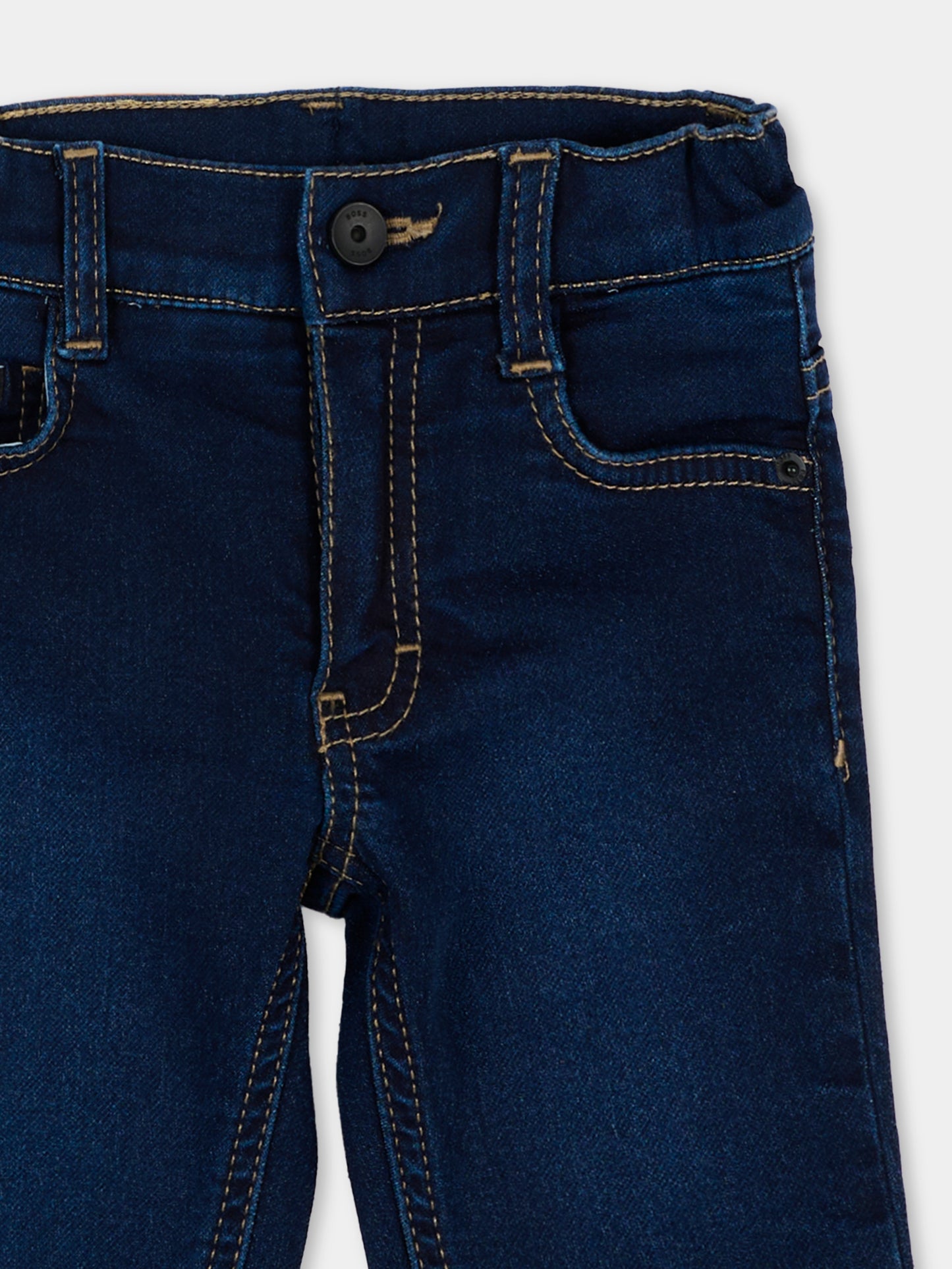 Jeans denim per neonato con logo,Boss,J53476 Z07