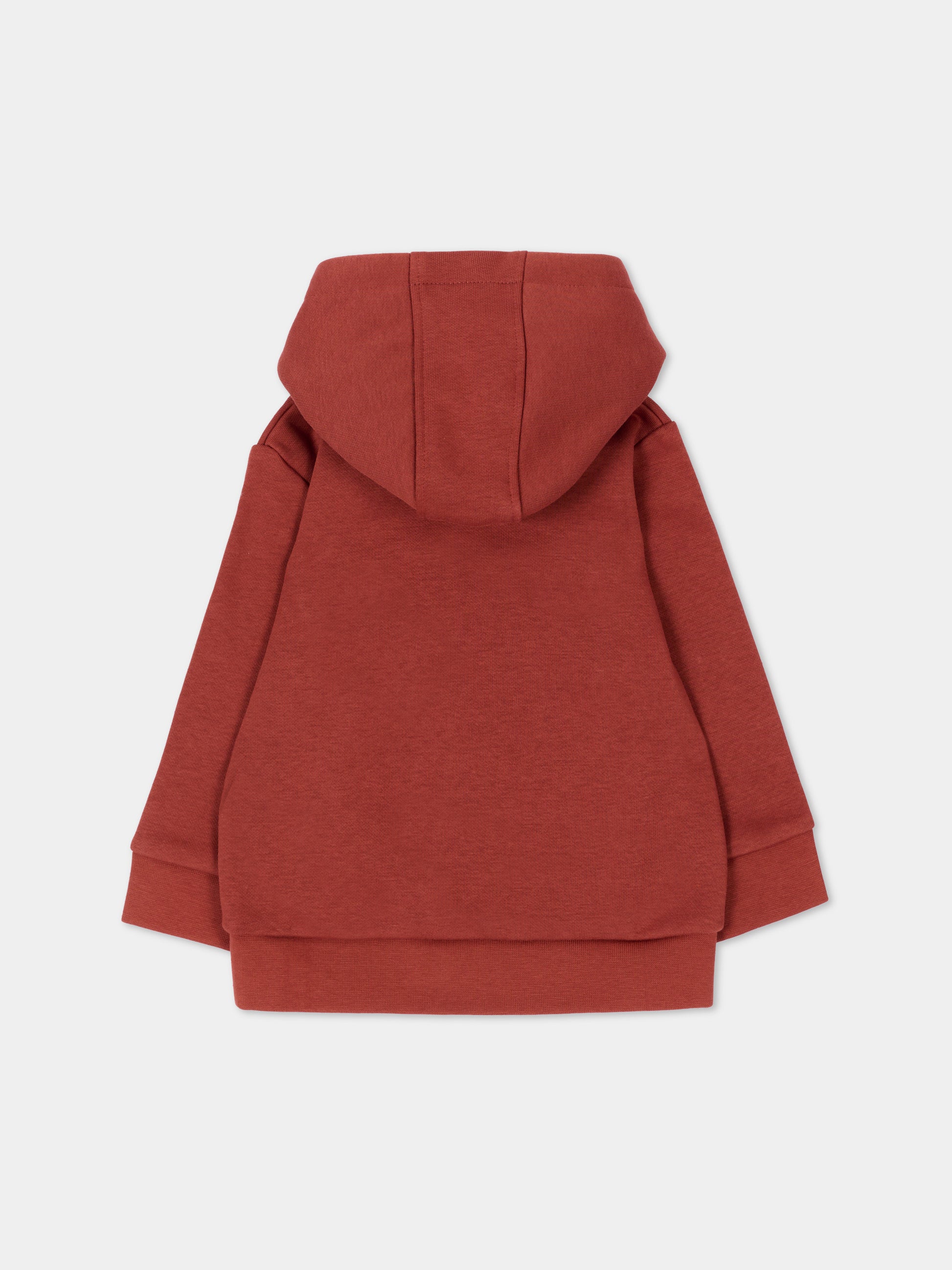 Felpa bordeaux per neonato con logo,Boss,J53492 95G