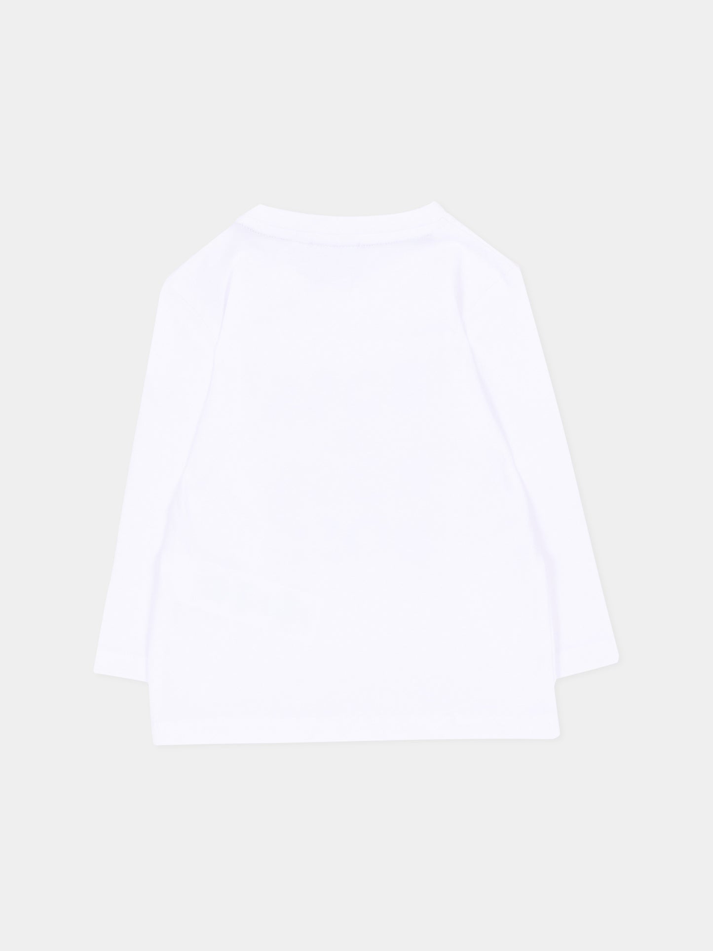 T-shirt bianca per neonato con logo,Boss,J53497 10P