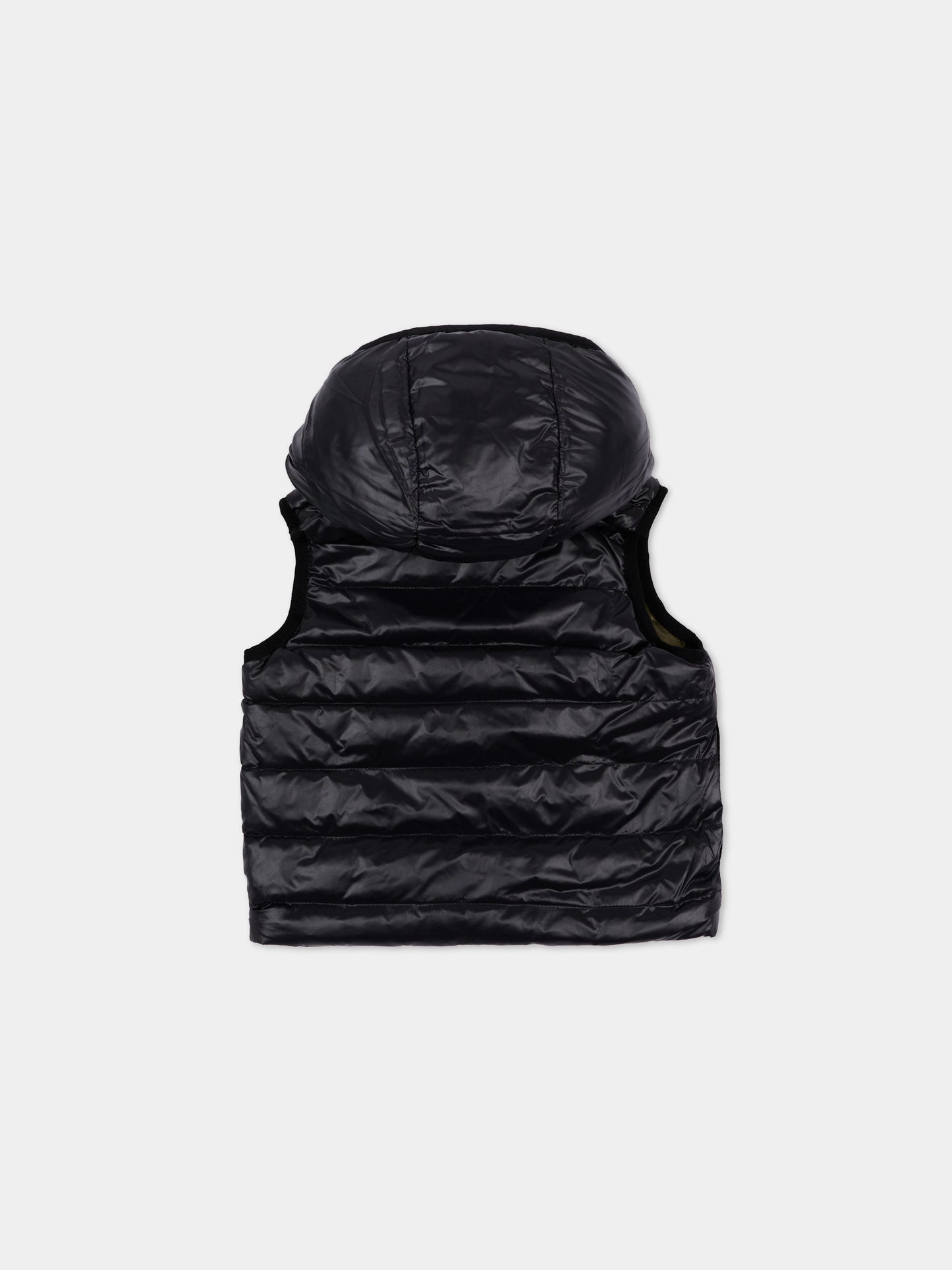 Gilet verde per neonato con logo,Boss,J53506 63D