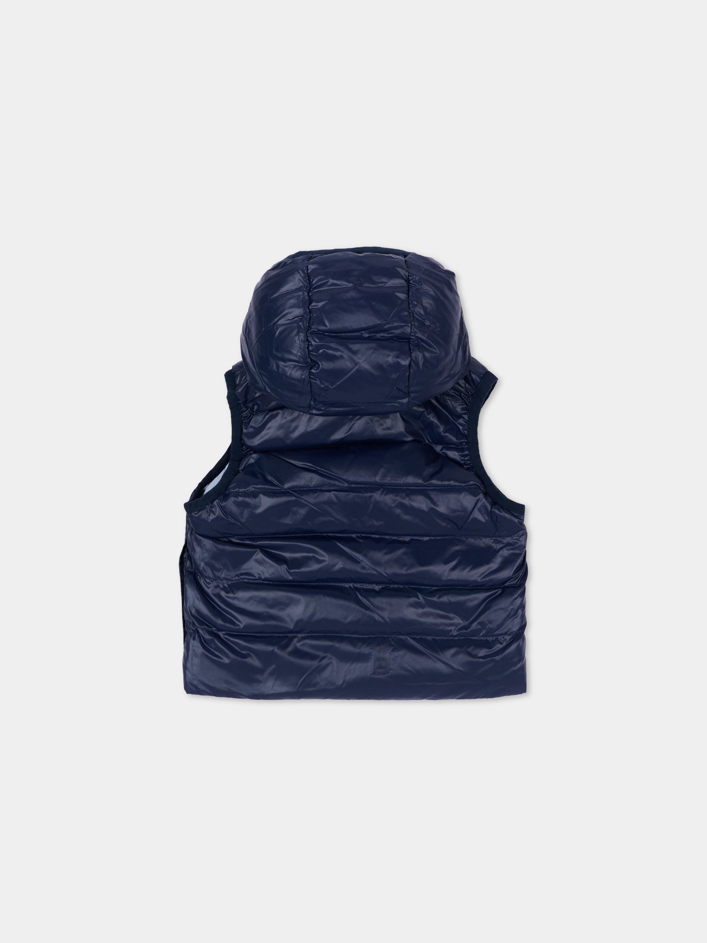Gilet celeste per neonato con logo,Boss,J53506 796
