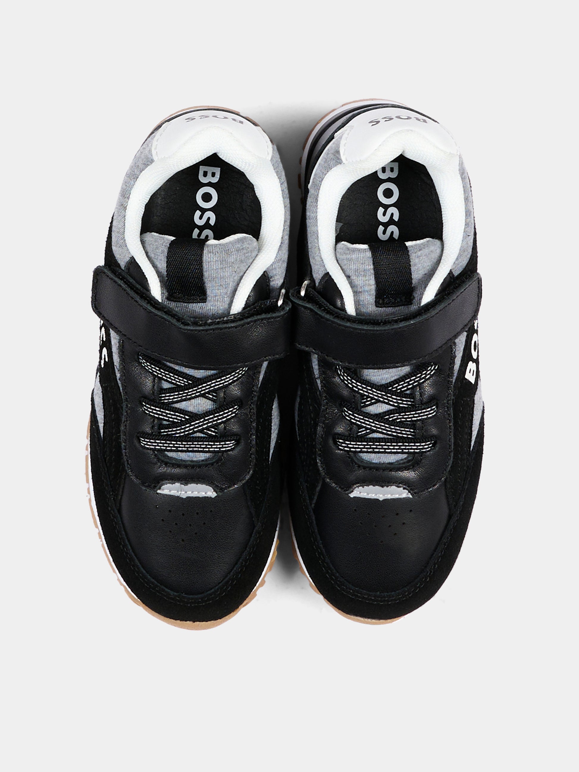 Sneakers nere per bambino con logo,Boss,J53544 09B