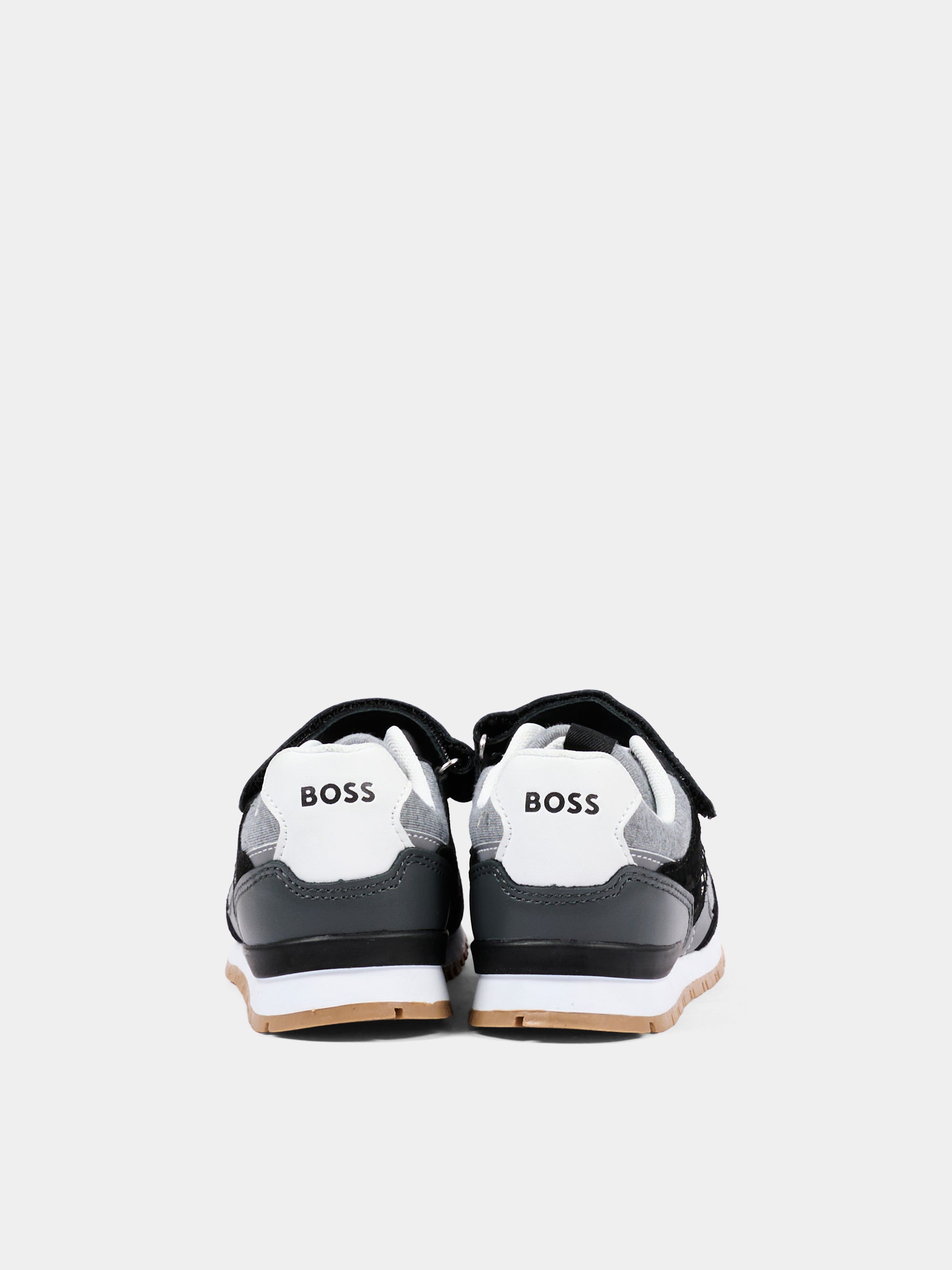 Sneakers nere per bambino con logo,Boss,J53544 09B