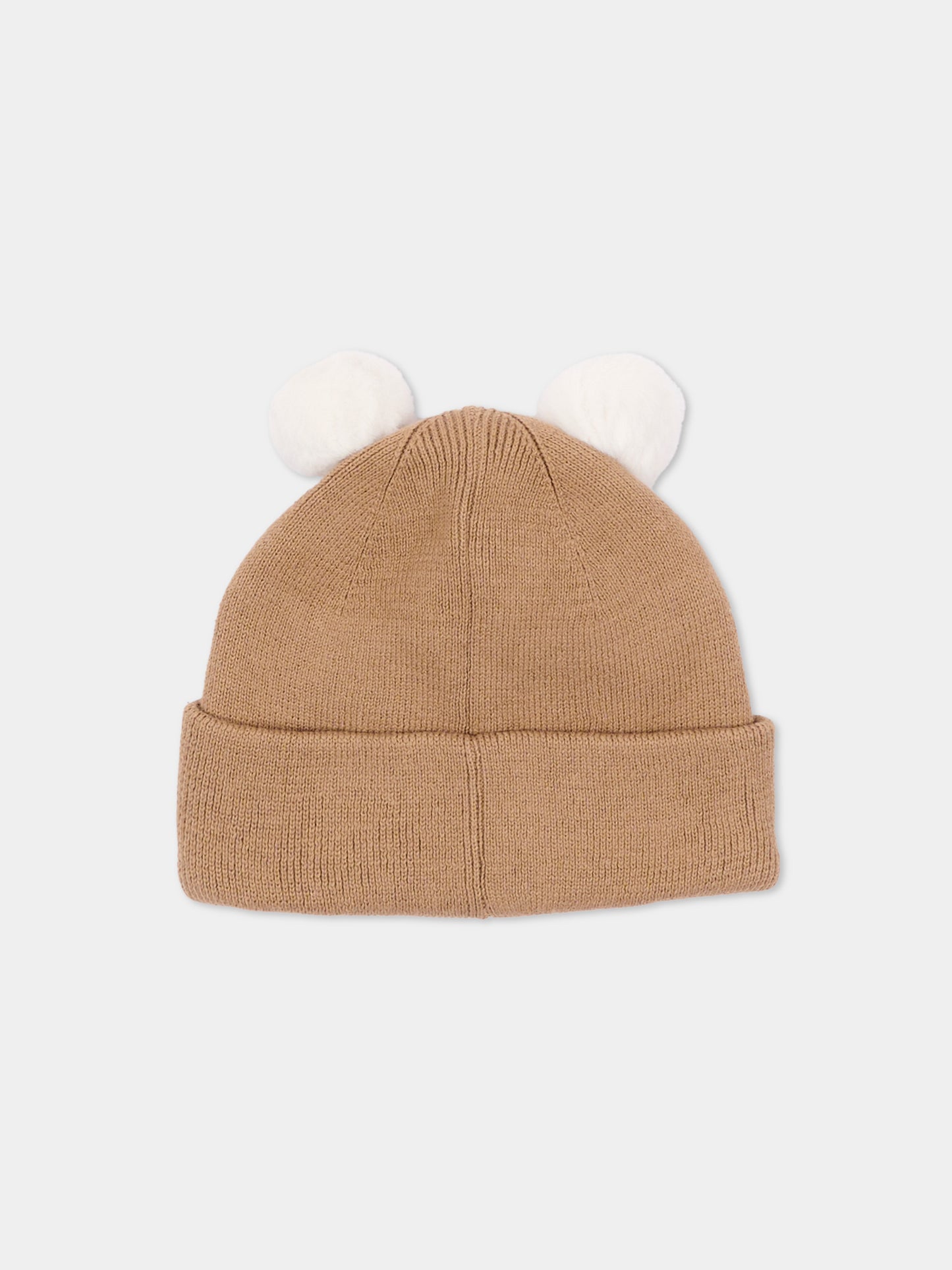 Berretto beige per neonato con logo,Boss,J53567 269