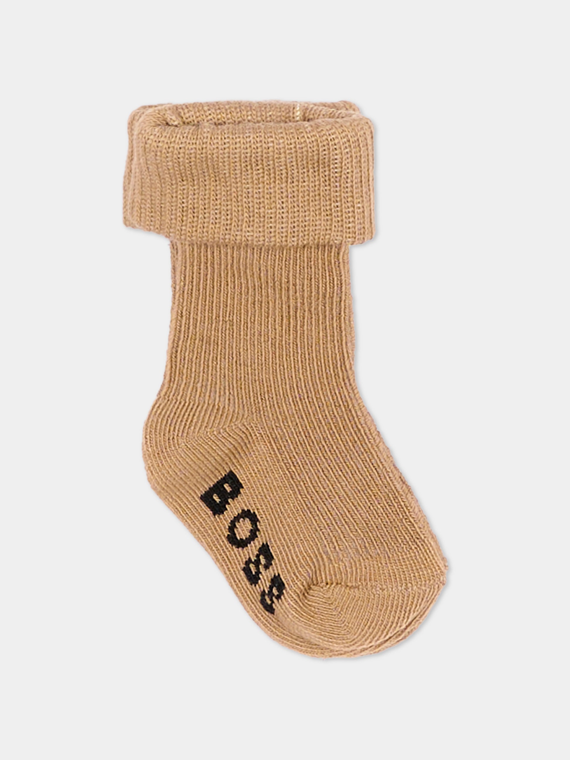 Calzini multicolor per neonato con logo,Boss,J53568 269