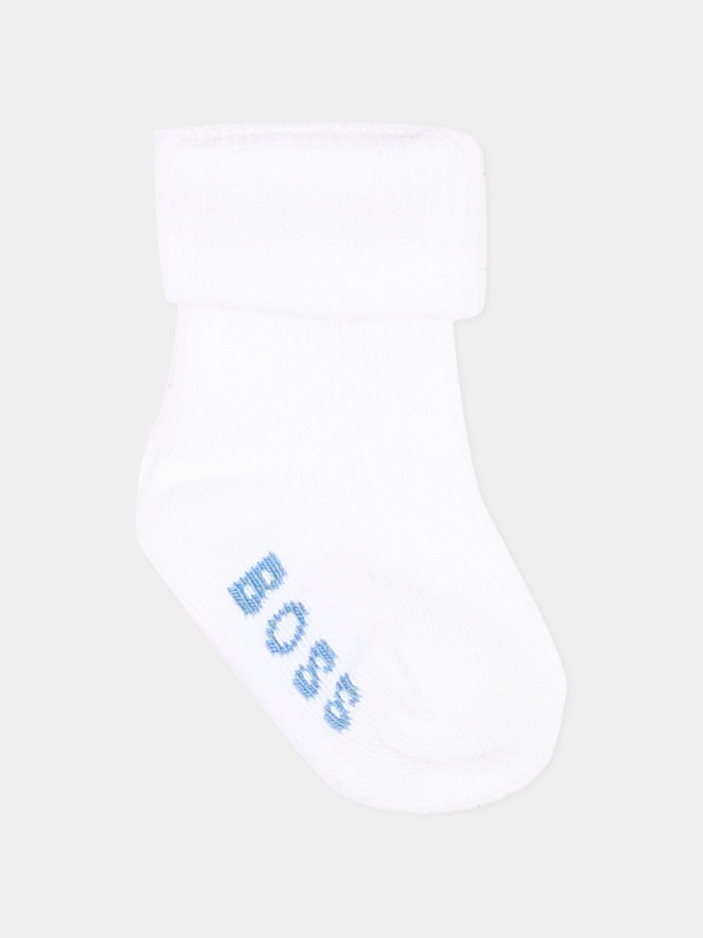 Calzini multicolor per neonato con logo,Boss,J53568 81N