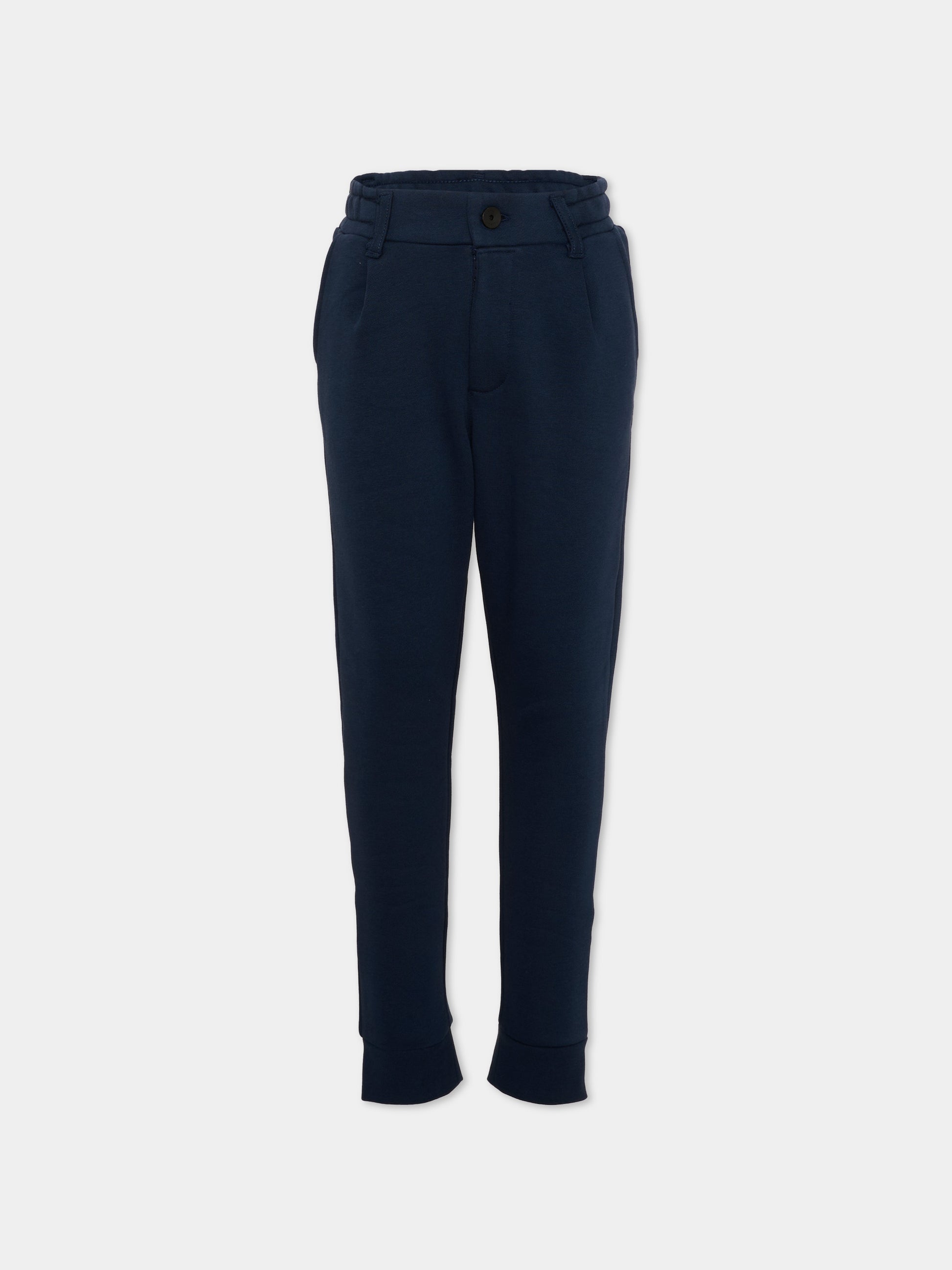 Pantalone blu per bambino con logo,Boss,J53623 849