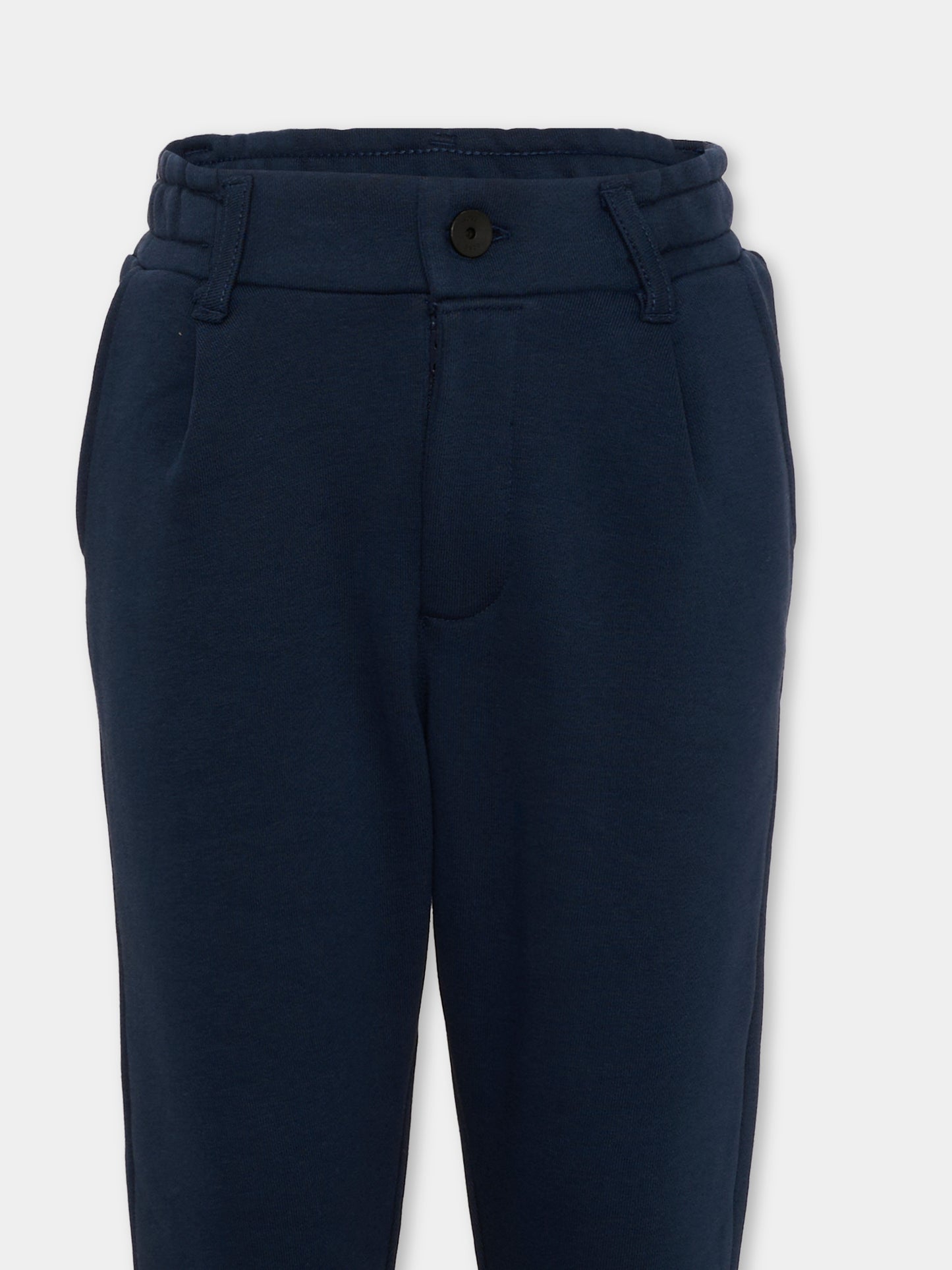 Pantalone blu per bambino con logo,Boss,J53623 849