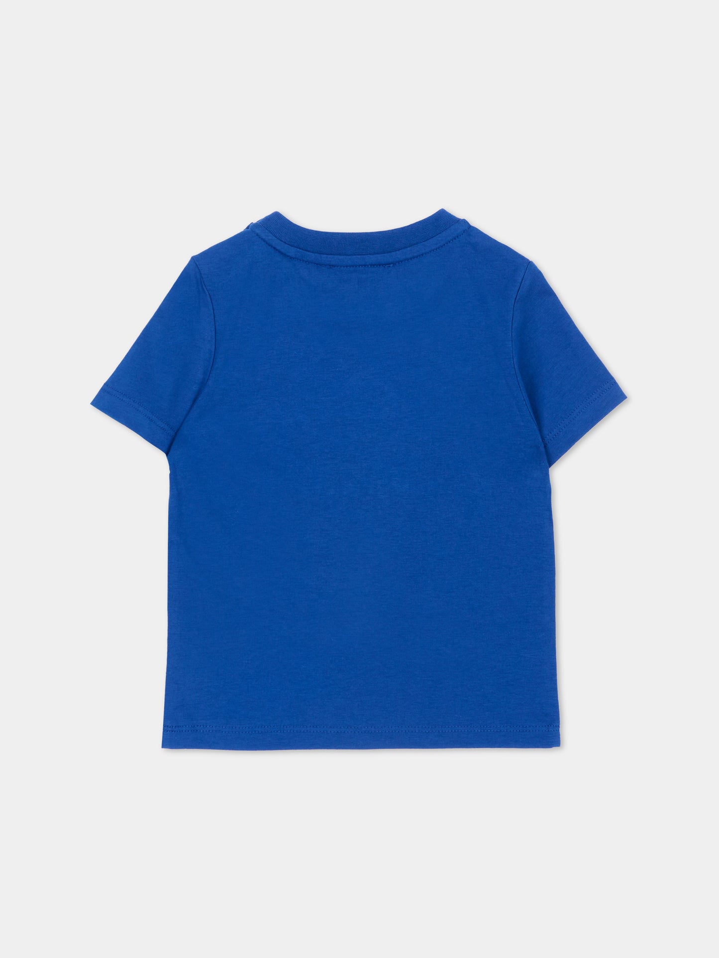 T-Shirt blu per neonato con logo,Givenchy Kids,H31286 865