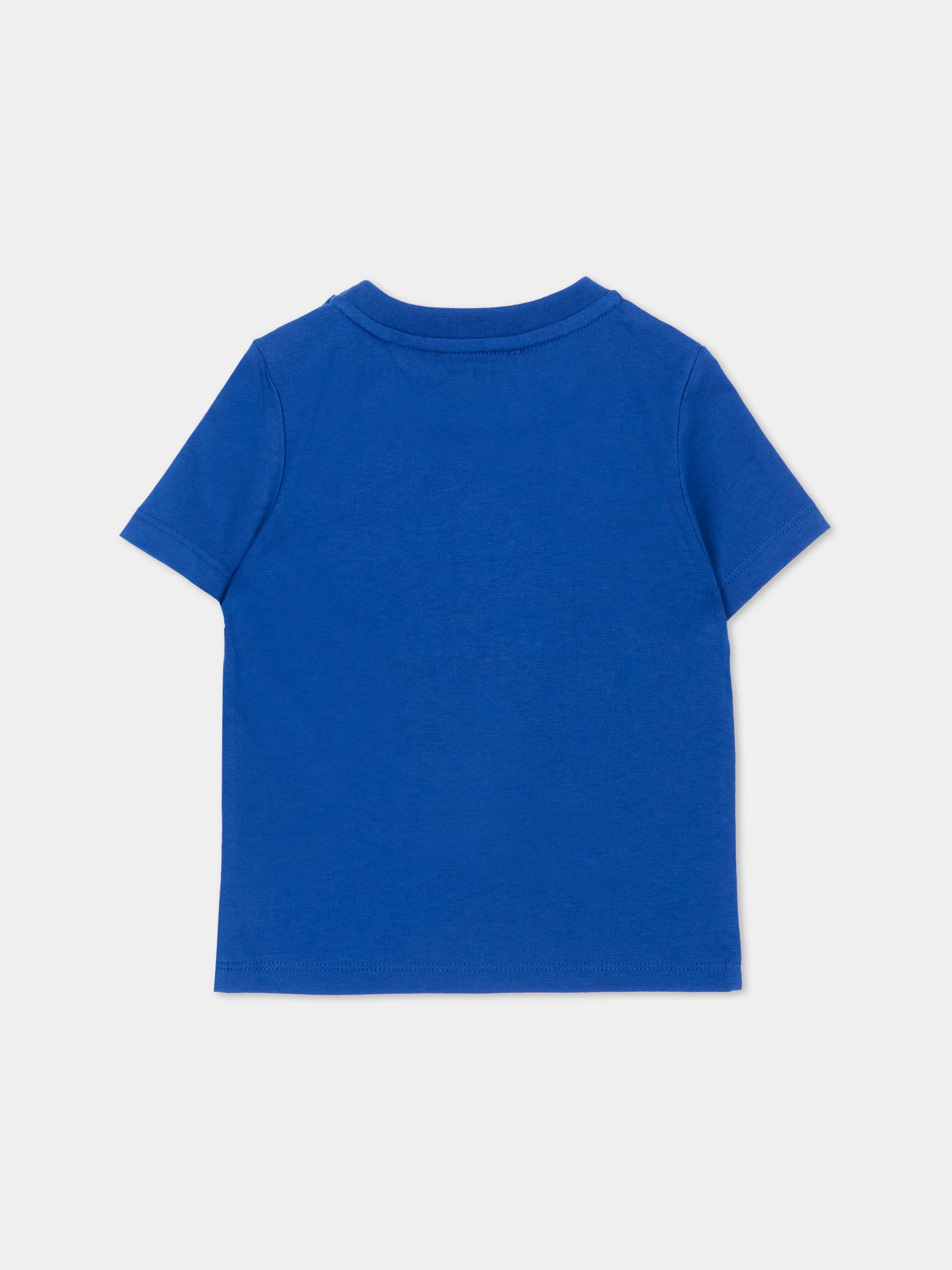 T-Shirt blu per neonato con logo,Givenchy Kids,H31286 865