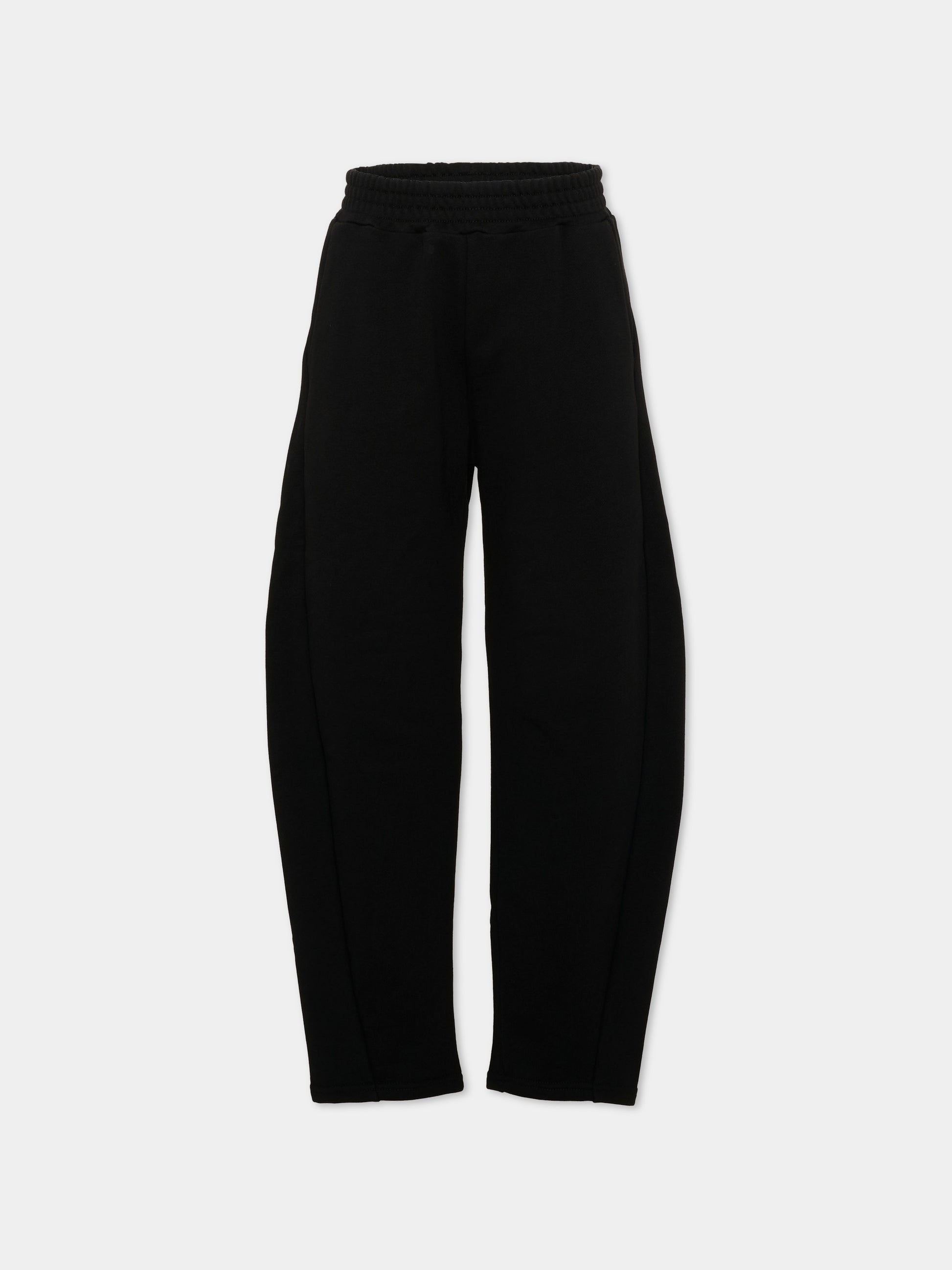 Pantaloni sportivi neri per bambina con logo,Givenchy Kids,H31336 09B