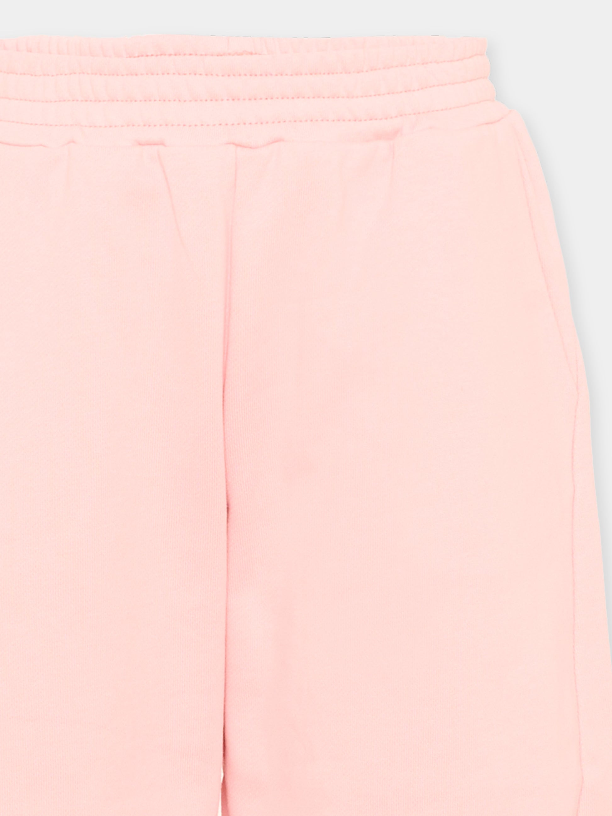 Pantalone rosa per bambina con logo,Givenchy Kids,H31336 46G