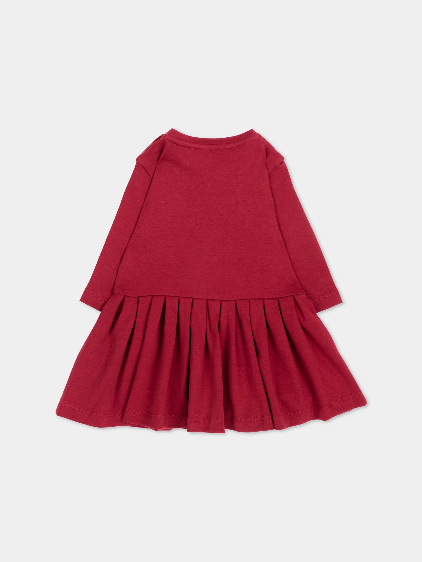 Vestito rosso per neonata con logo,Givenchy Kids,H31463 96D