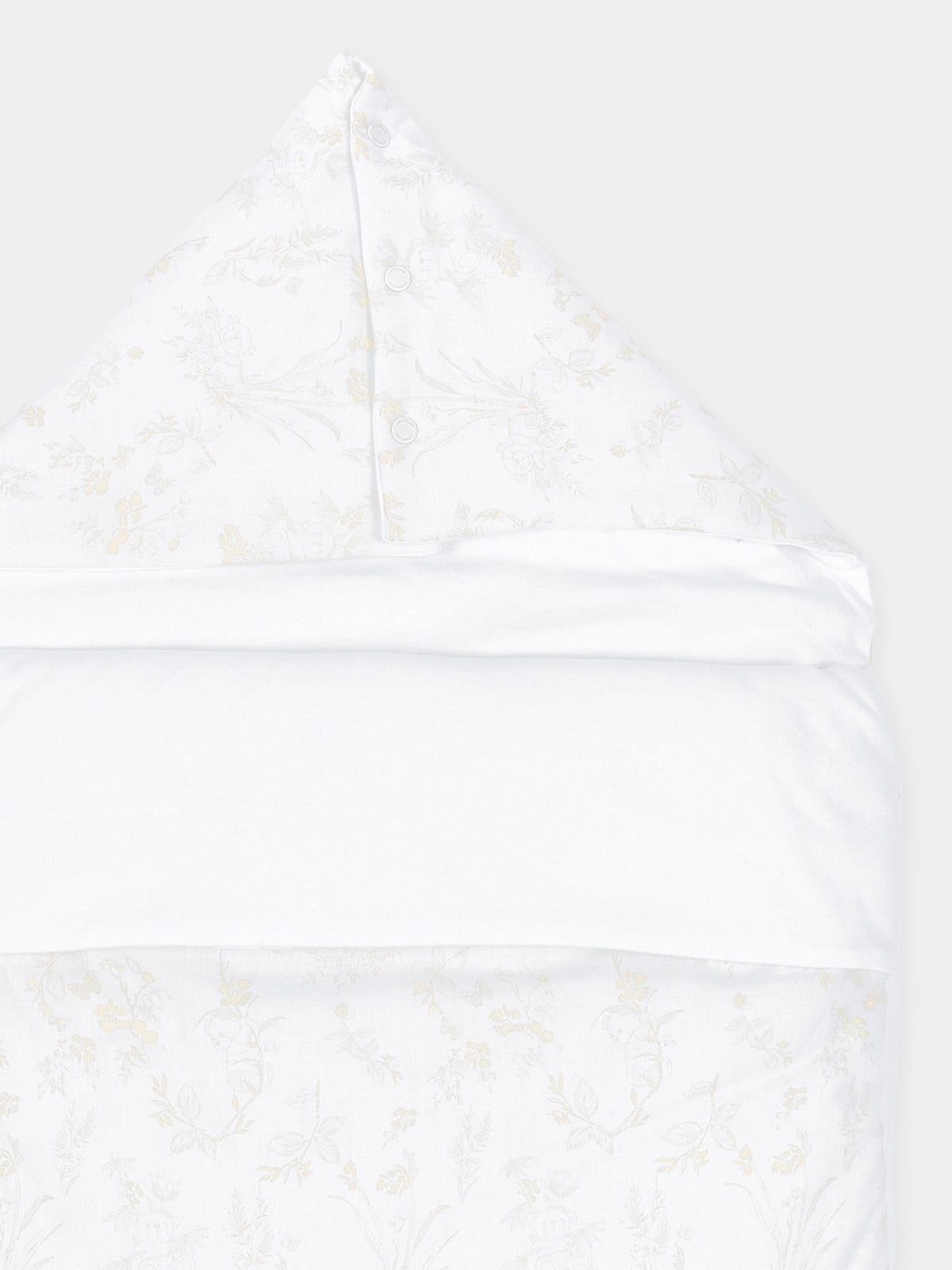 Sacco nanna bianco per neonati con fiori,Givenchy Kids,H31529 N02