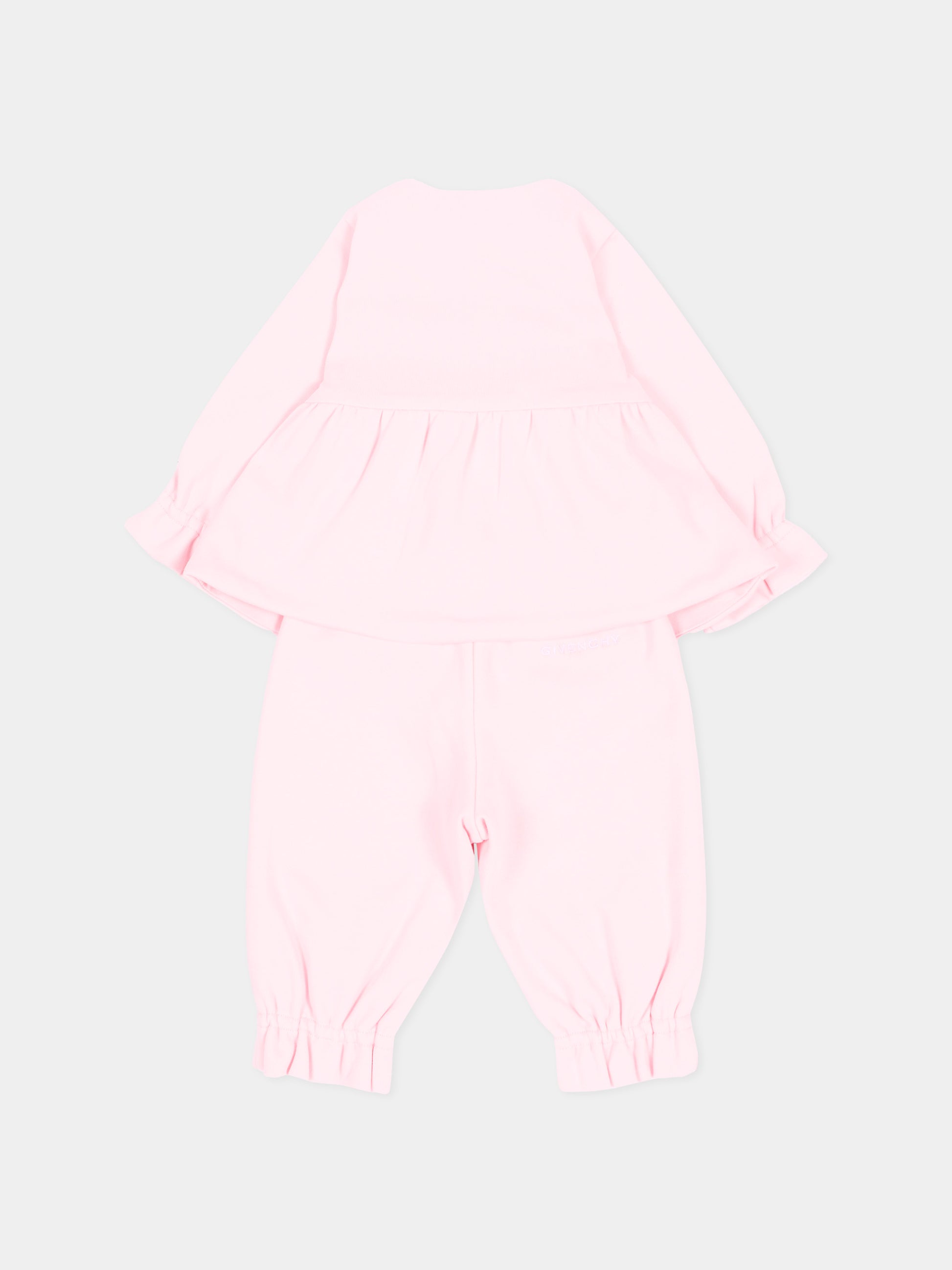 Completo nascita rosa per neonata,Givenchy Kids,H31541 44Z