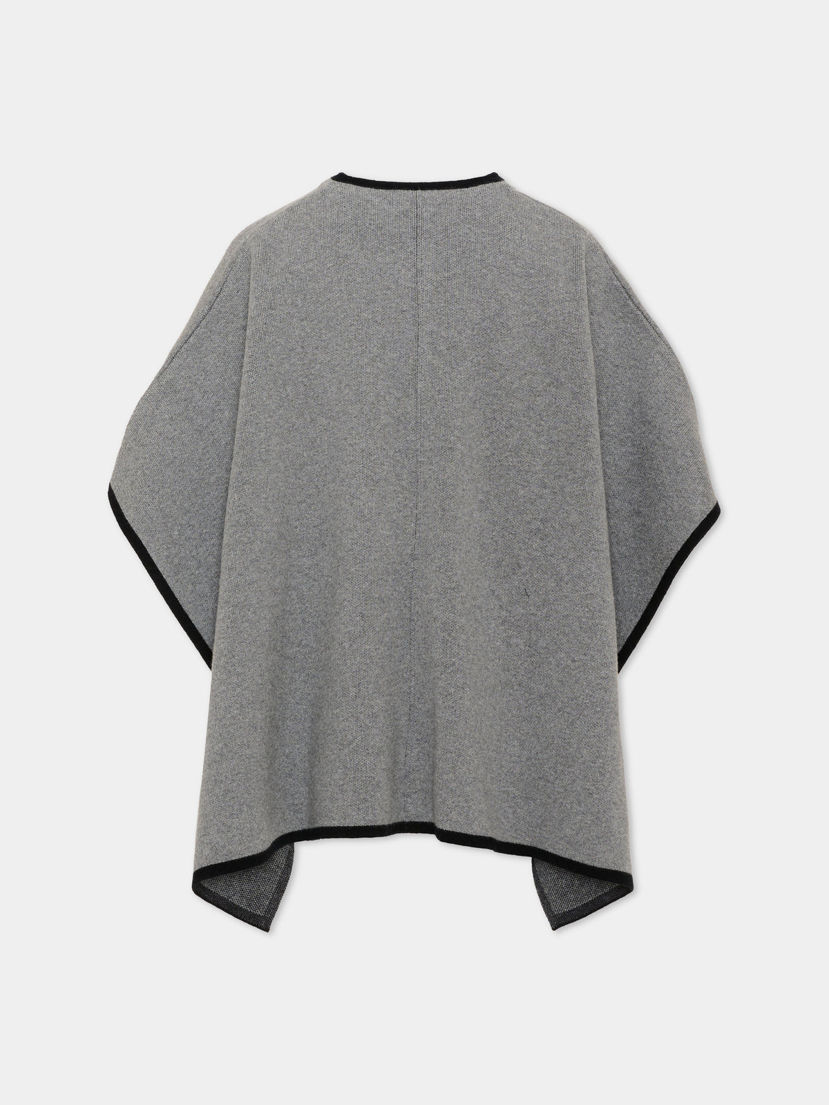 Cappa grigia per bambina in maglia con logo,Chloé Kids,C21272 A46