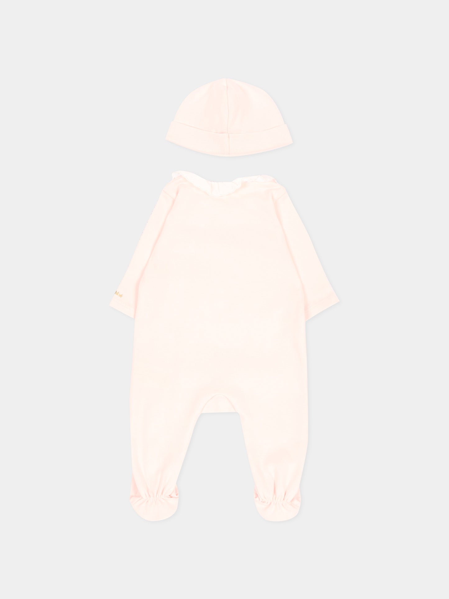 Set Tutine rosa per neonata,Chloé Kids,C21367 440