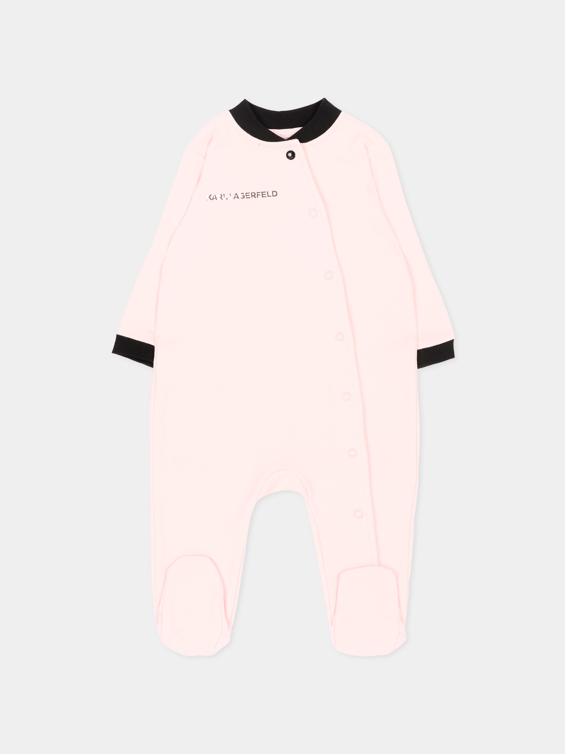Set tutina rosa per neonata con Choupette,Karl Lagerfeld Kids,Z31280 46M