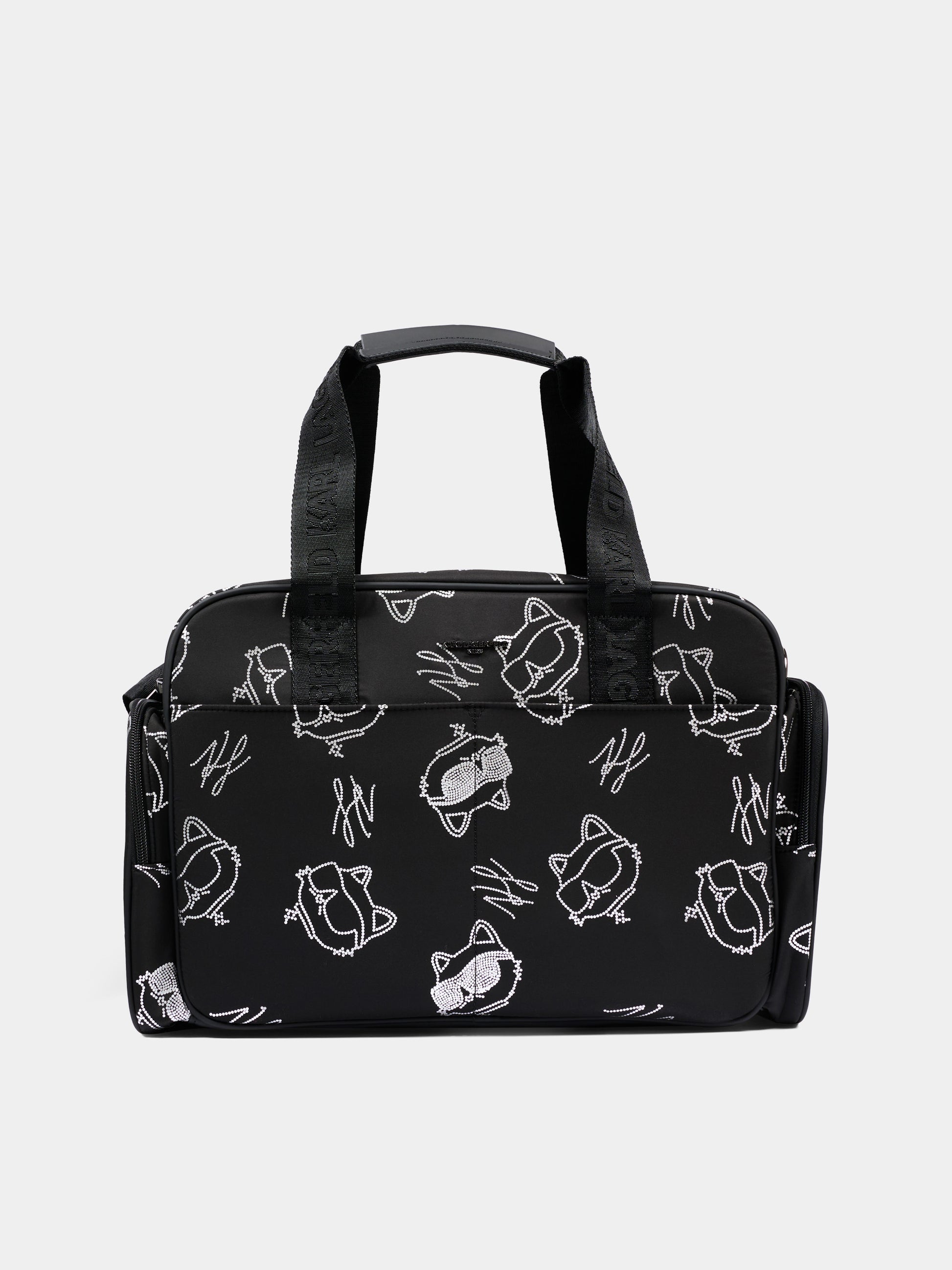 Borsa mamma nera per neonati con Choupette,Karl Lagerfeld Kids,Z31414 09B