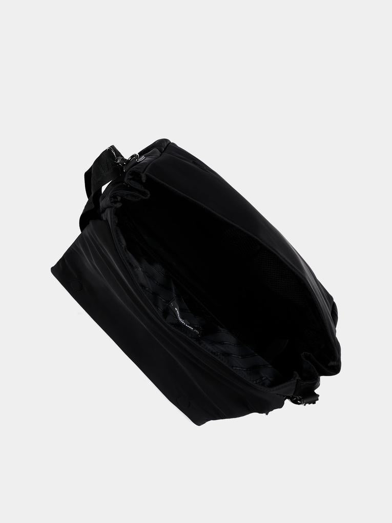 Borsa mamma nera per neonati con logo,Karl Lagerfeld Kids,Z31415 09B