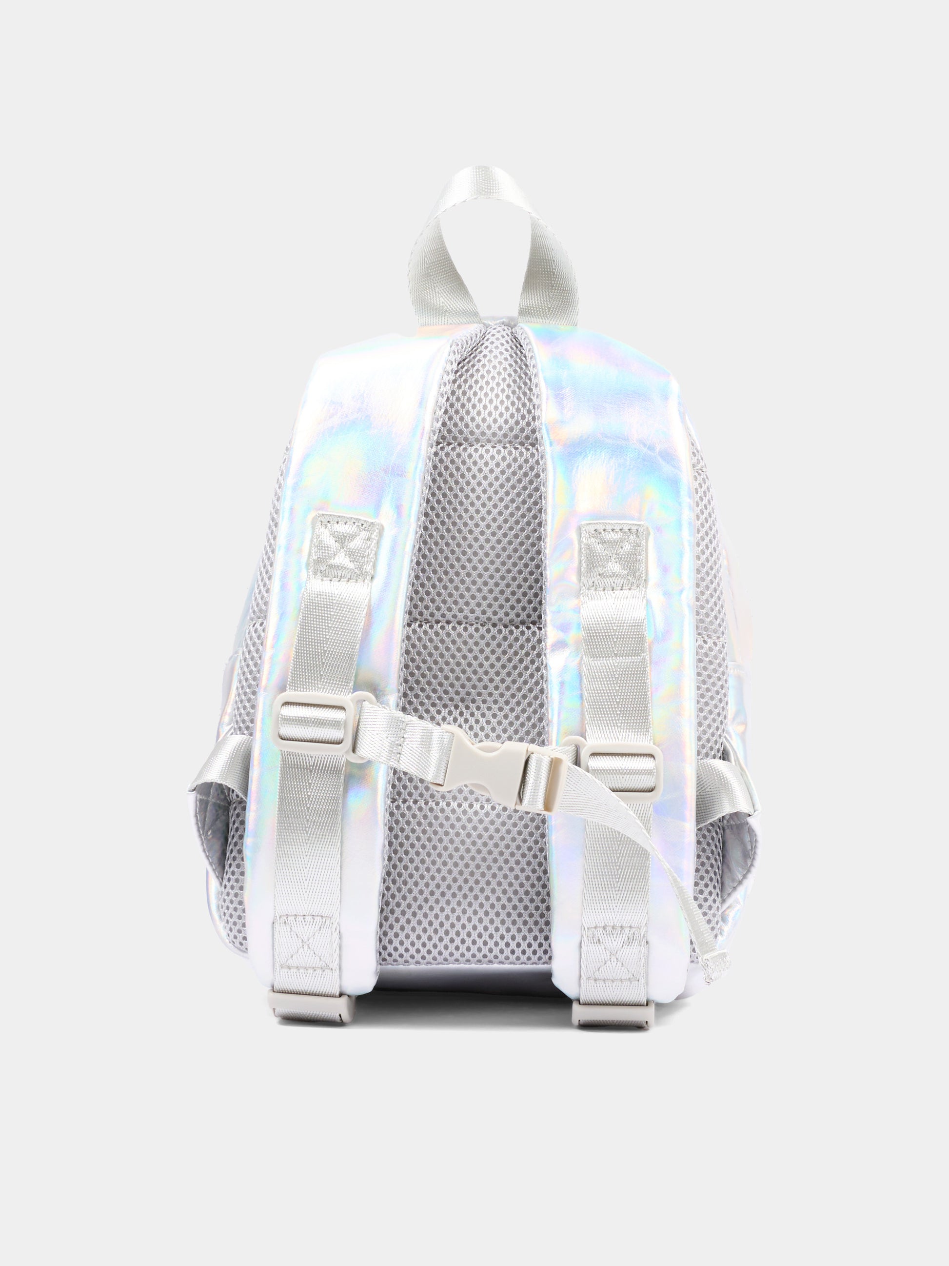 Zaino argento per neonata con Choupette,Karl Lagerfeld Kids,Z31420 111