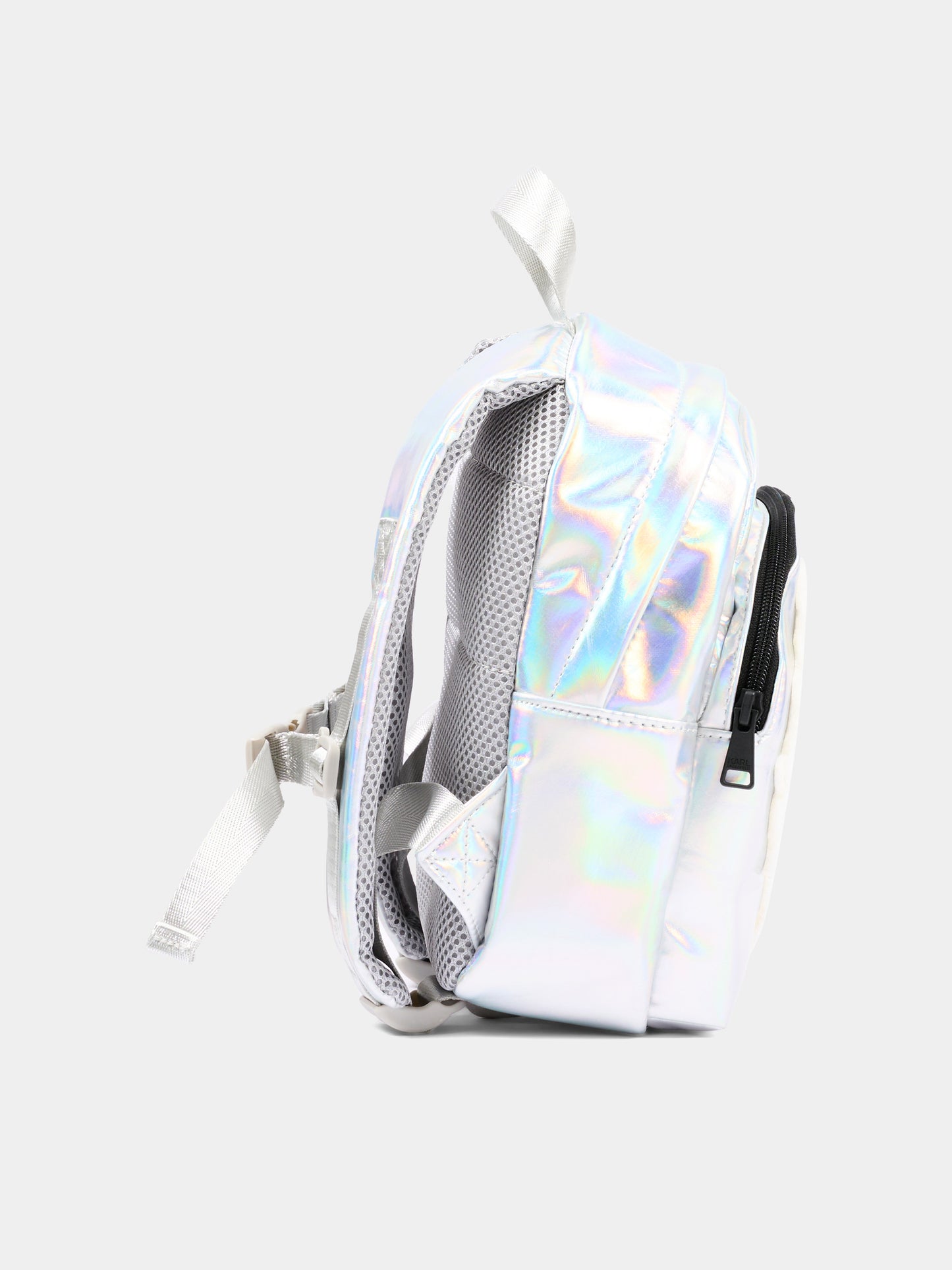 Zaino argento per neonata con Choupette,Karl Lagerfeld Kids,Z31420 111