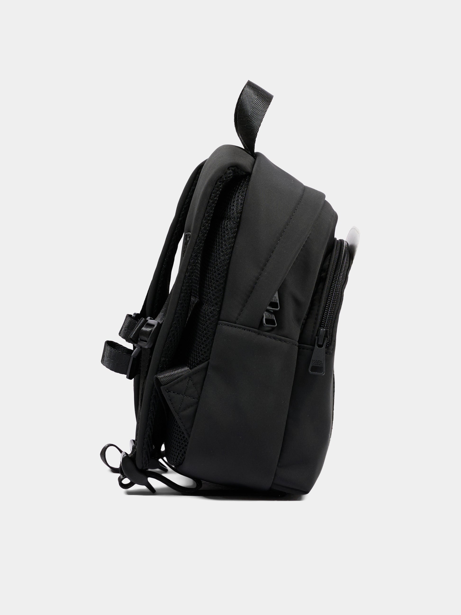 Zaino nero per neonato con Ikonik Karl,Karl Lagerfeld Kids,Z31422 09B