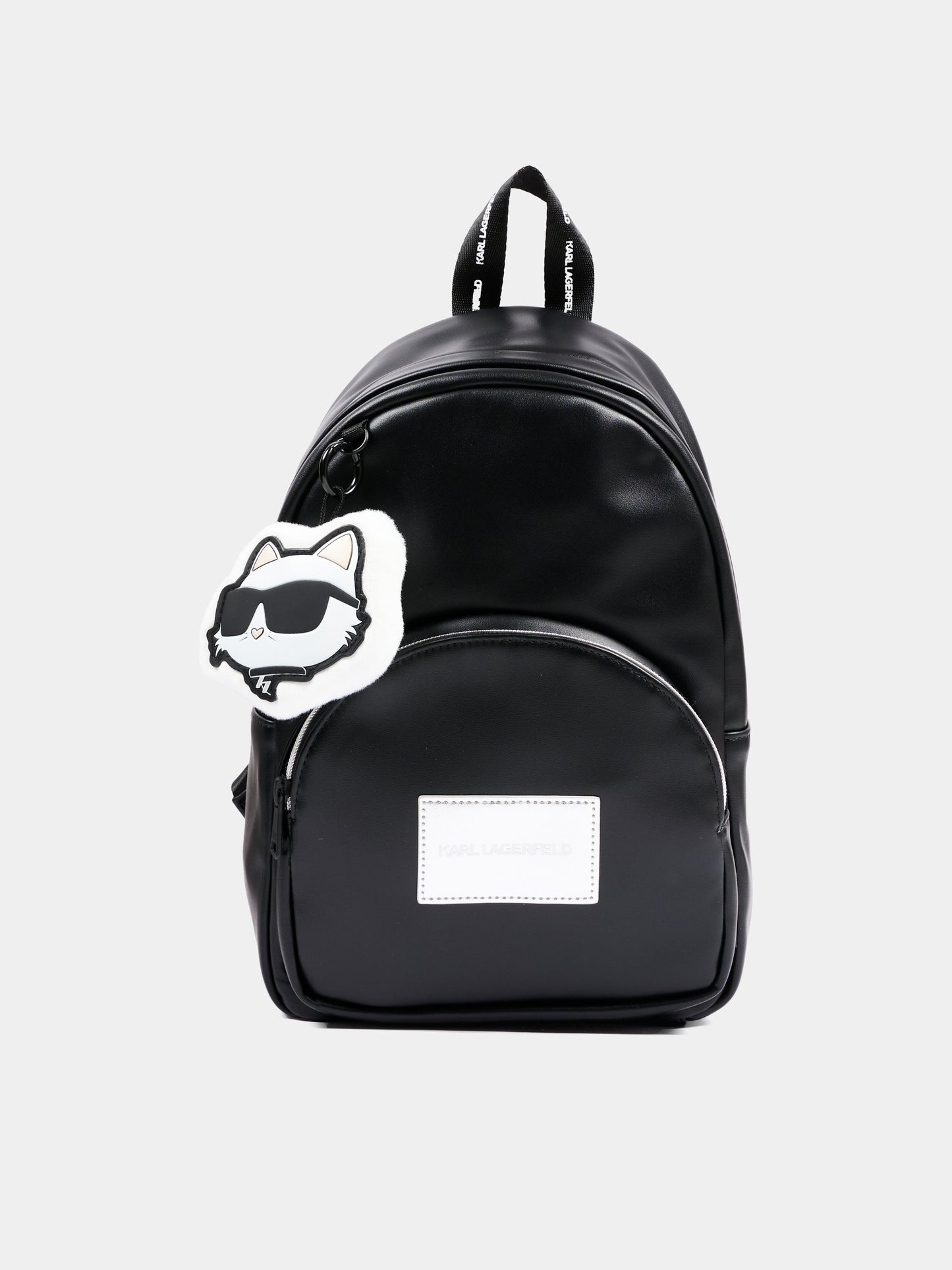 Zaino nero per bambina con Choupette,Karl Lagerfeld Kids,Z31440 09B