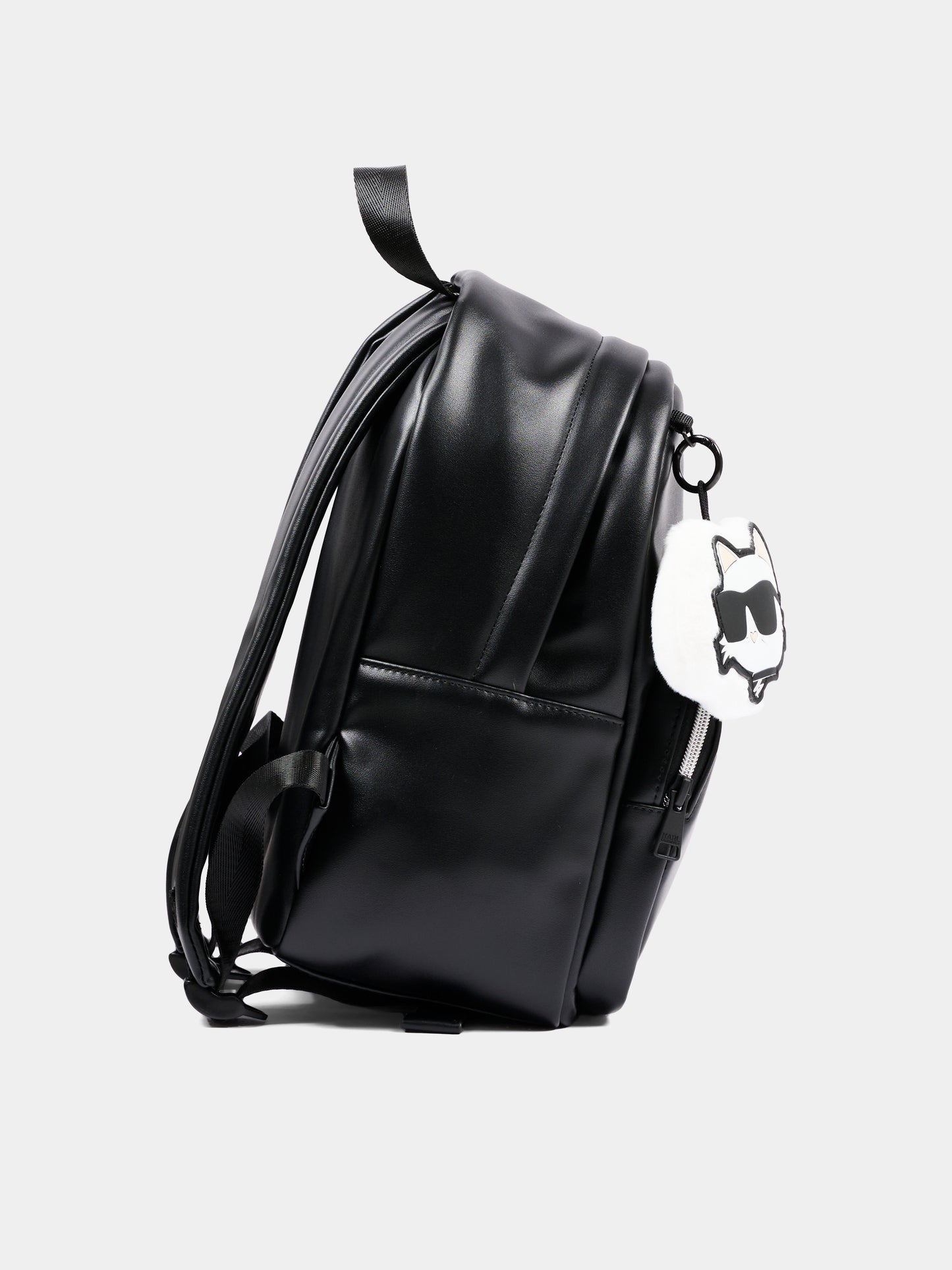 Zaino nero per bambina con Choupette,Karl Lagerfeld Kids,Z31440 09B